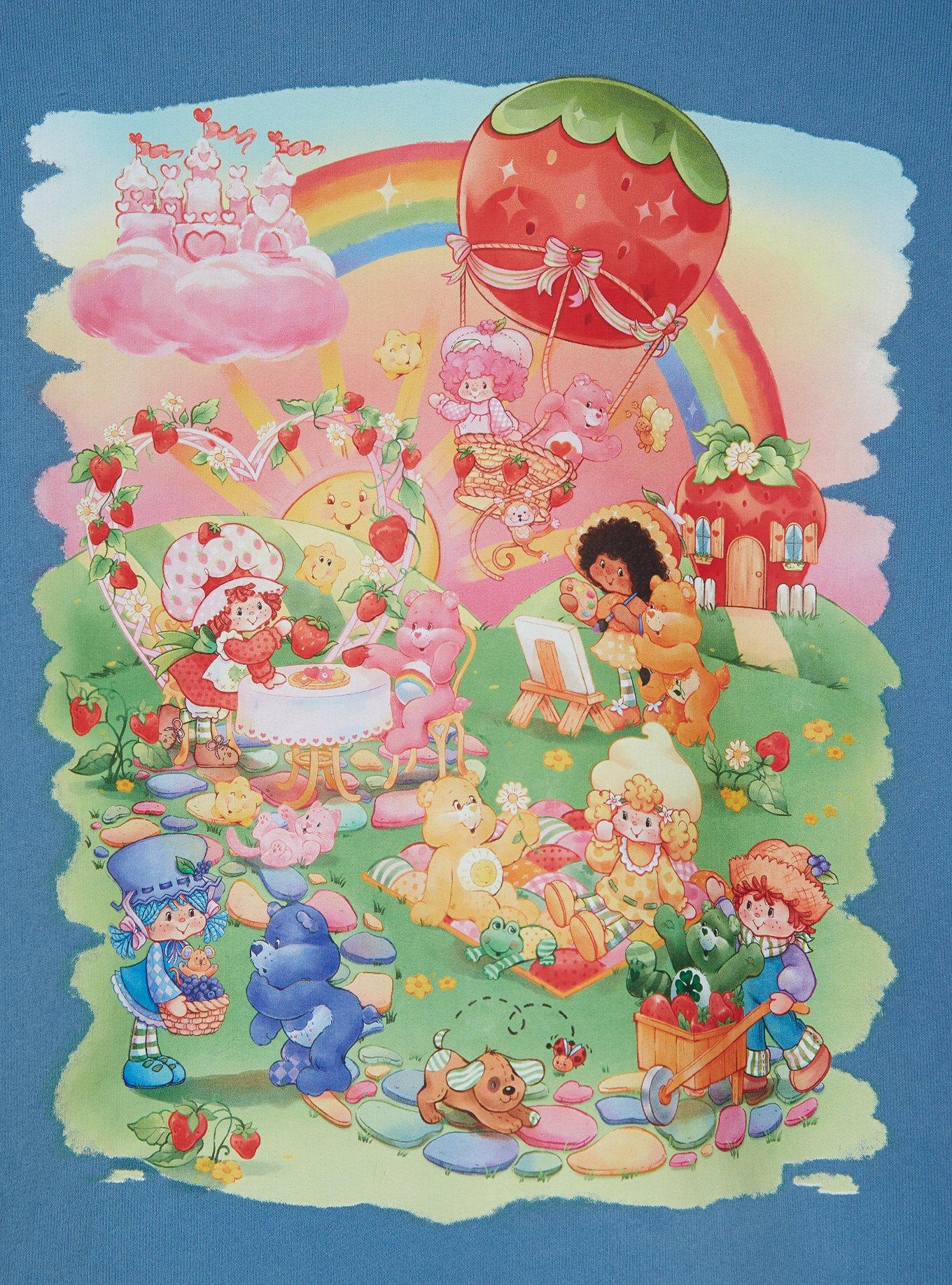 Strawberry Shortcake x Care Bears Strawberry & Cheer Bear Crewneck, , alternate