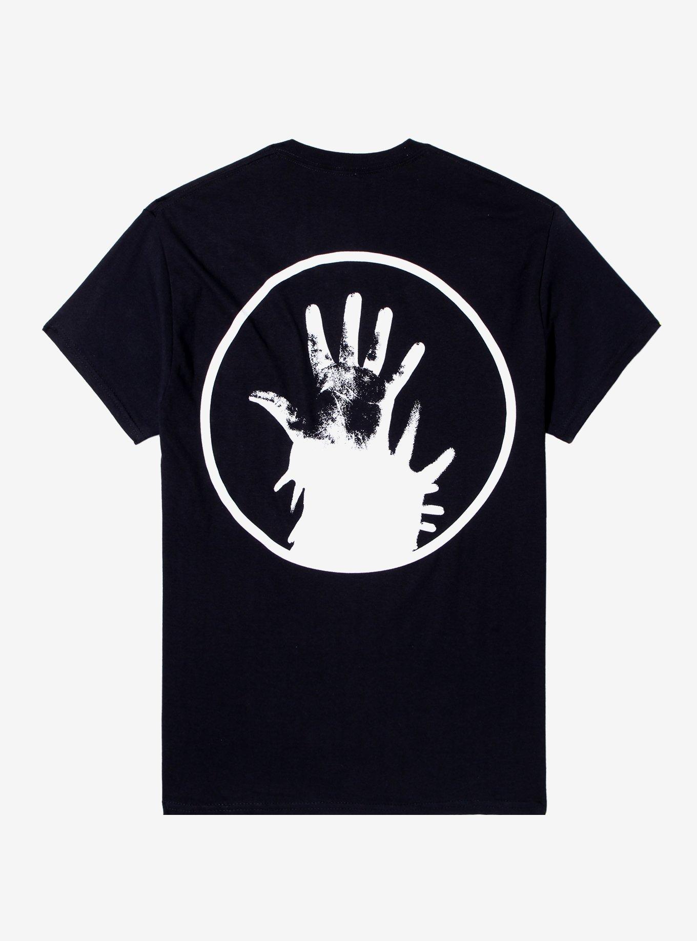 Loathe Hands Logo T-Shirt, BLACK, alternate