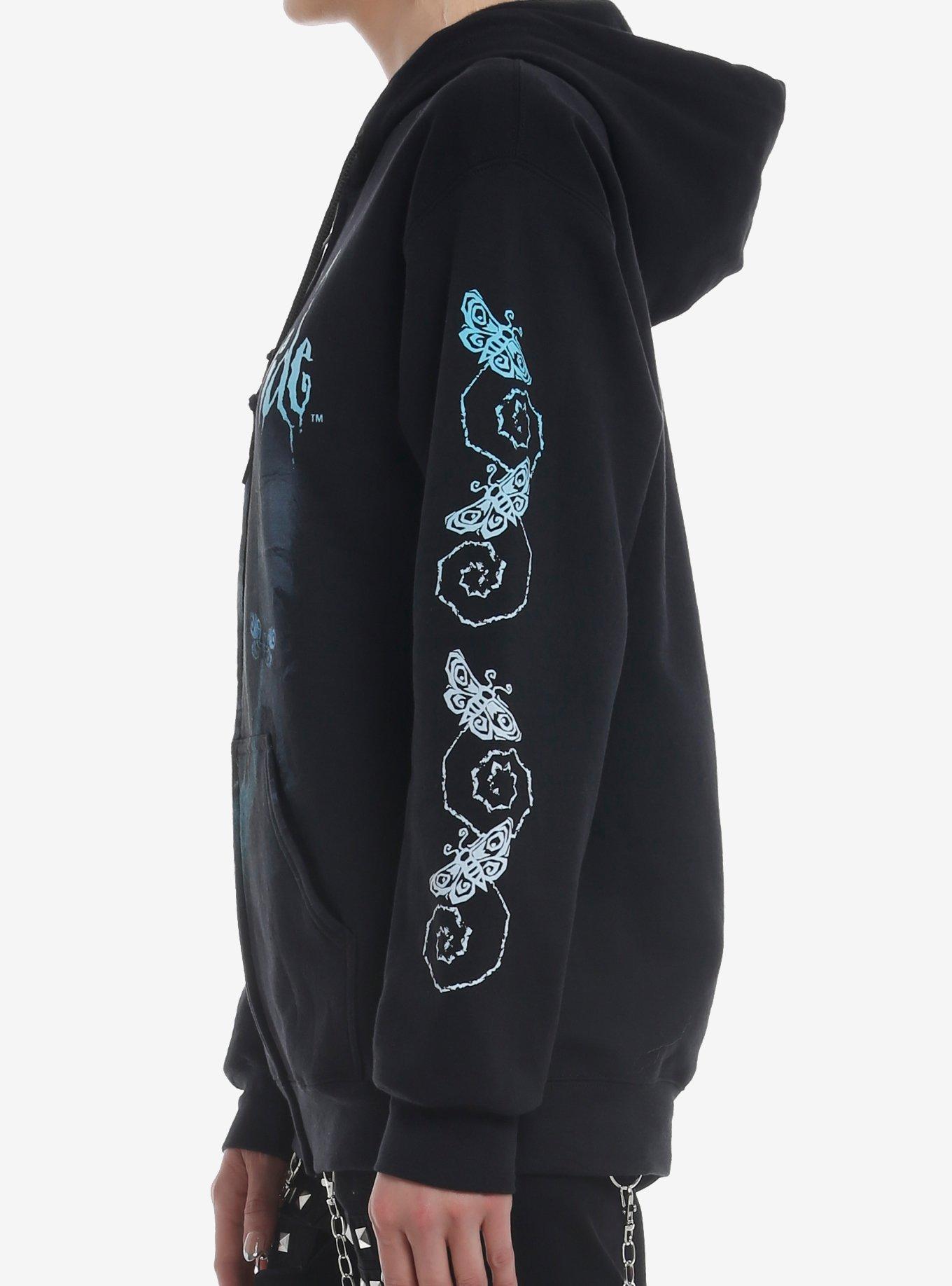 Corpse Bride Emily Forest Girls Hoodie, BLUE, alternate