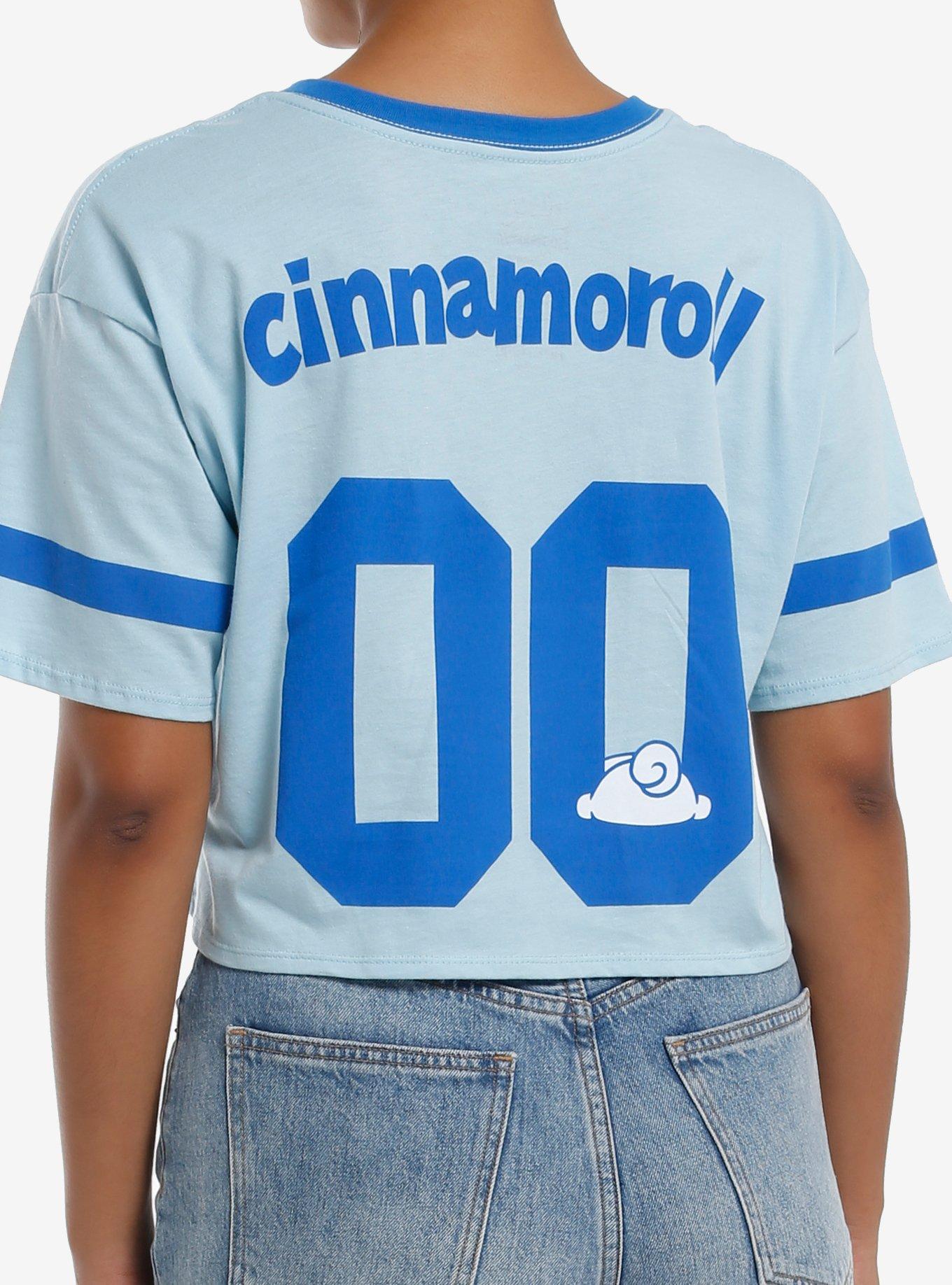 Cinnamoroll Varsity Girls Crop T-Shirt, , hi-res