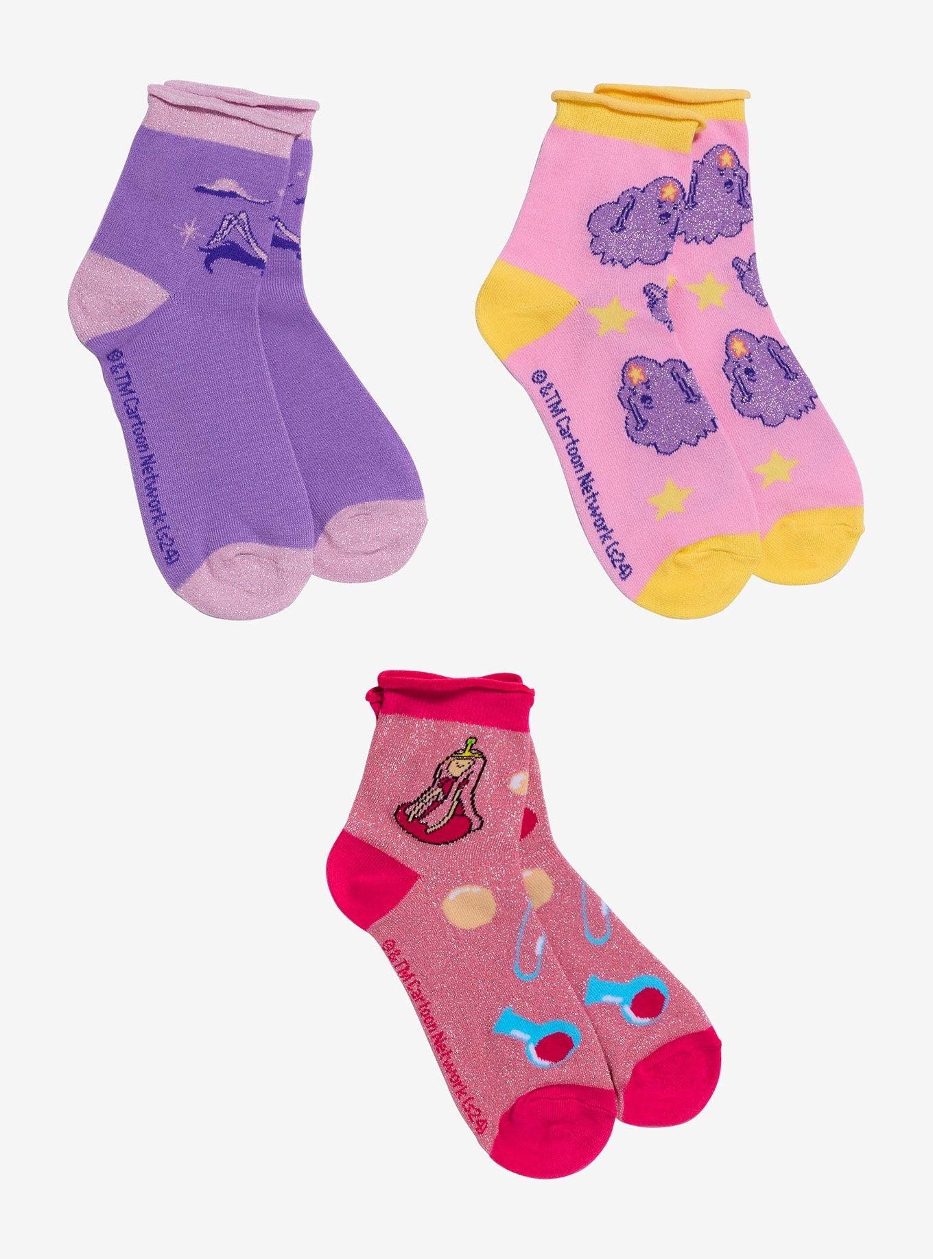 Adventure Time Trio Ankle Socks 3 Pair, , alternate