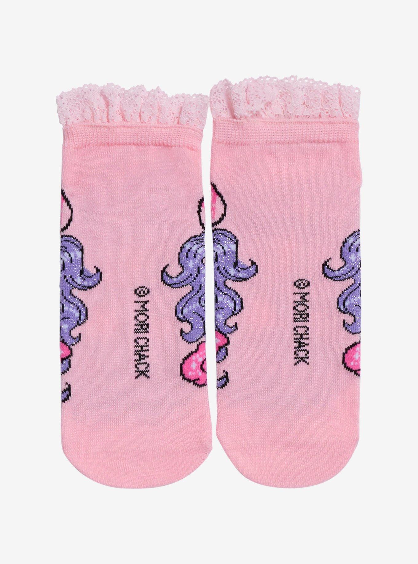 Gloomy Bear X Yurie Sekiya Lace Trim No-Show Socks, , hi-res