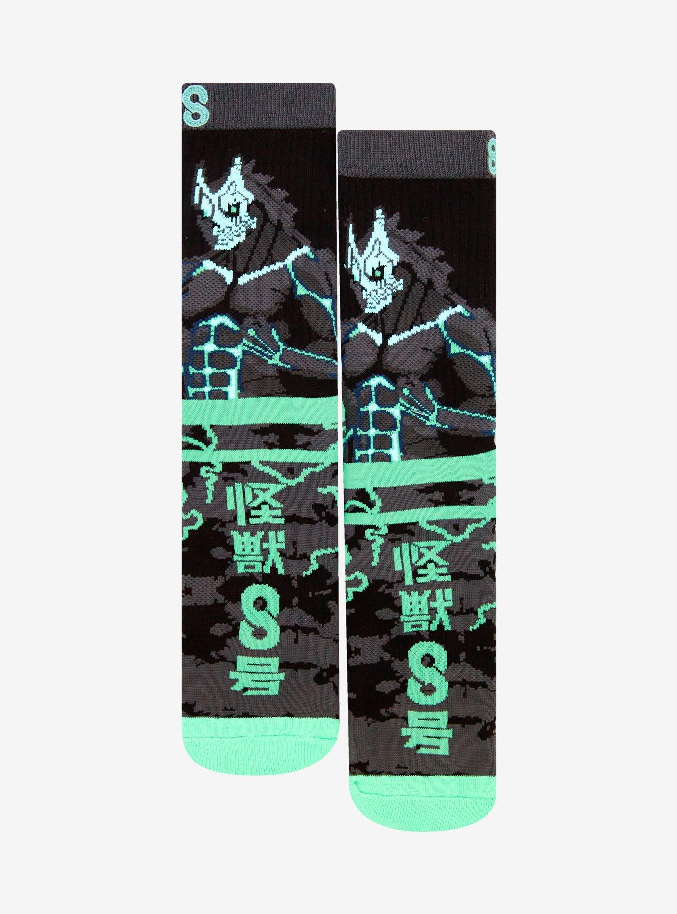 Kaiju No. 8 Blacklight Crew Socks, , alternate