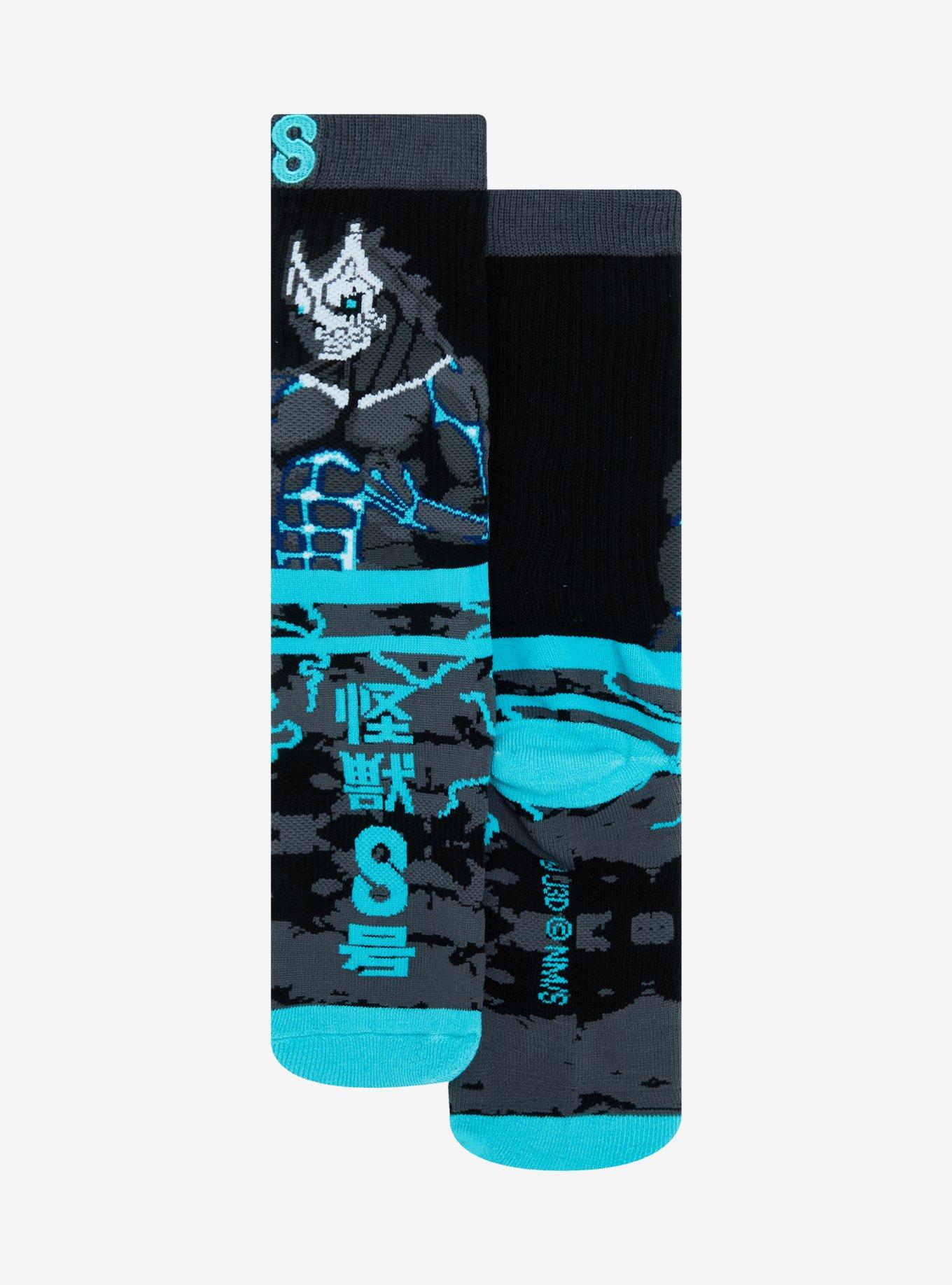Kaiju No. 8 Blacklight Crew Socks, , alternate