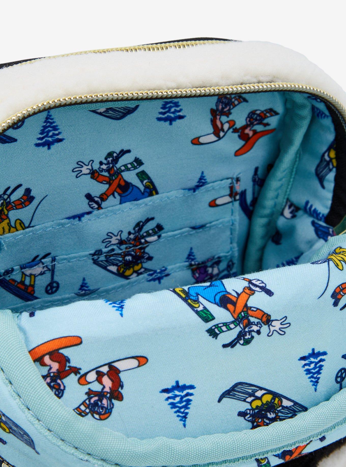 Our Universe Disney Mickey Mouse Ski Sherpa Crossbody Bag - BoxLunch Exclusive, , alternate