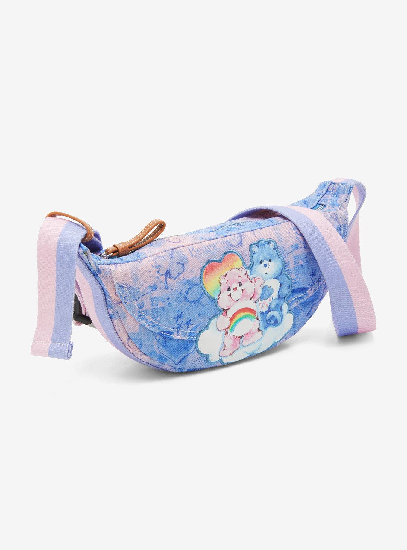 Care Bears Cheer Bear & Grumpy Bear Convertible Crossbody Belt Bag — BoxLunch Exclusive, , hi-res