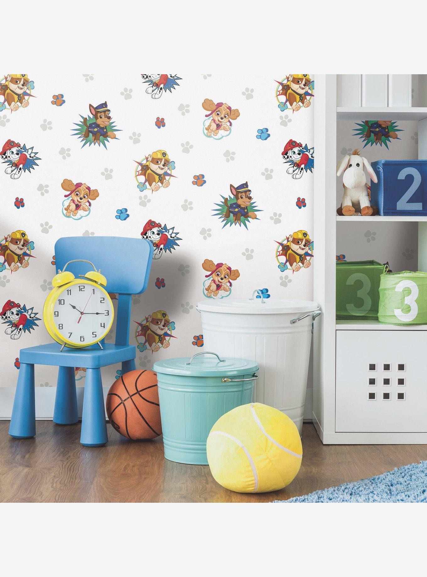 Paw Patrol Blue Peel & Stick Wallpaper, , alternate