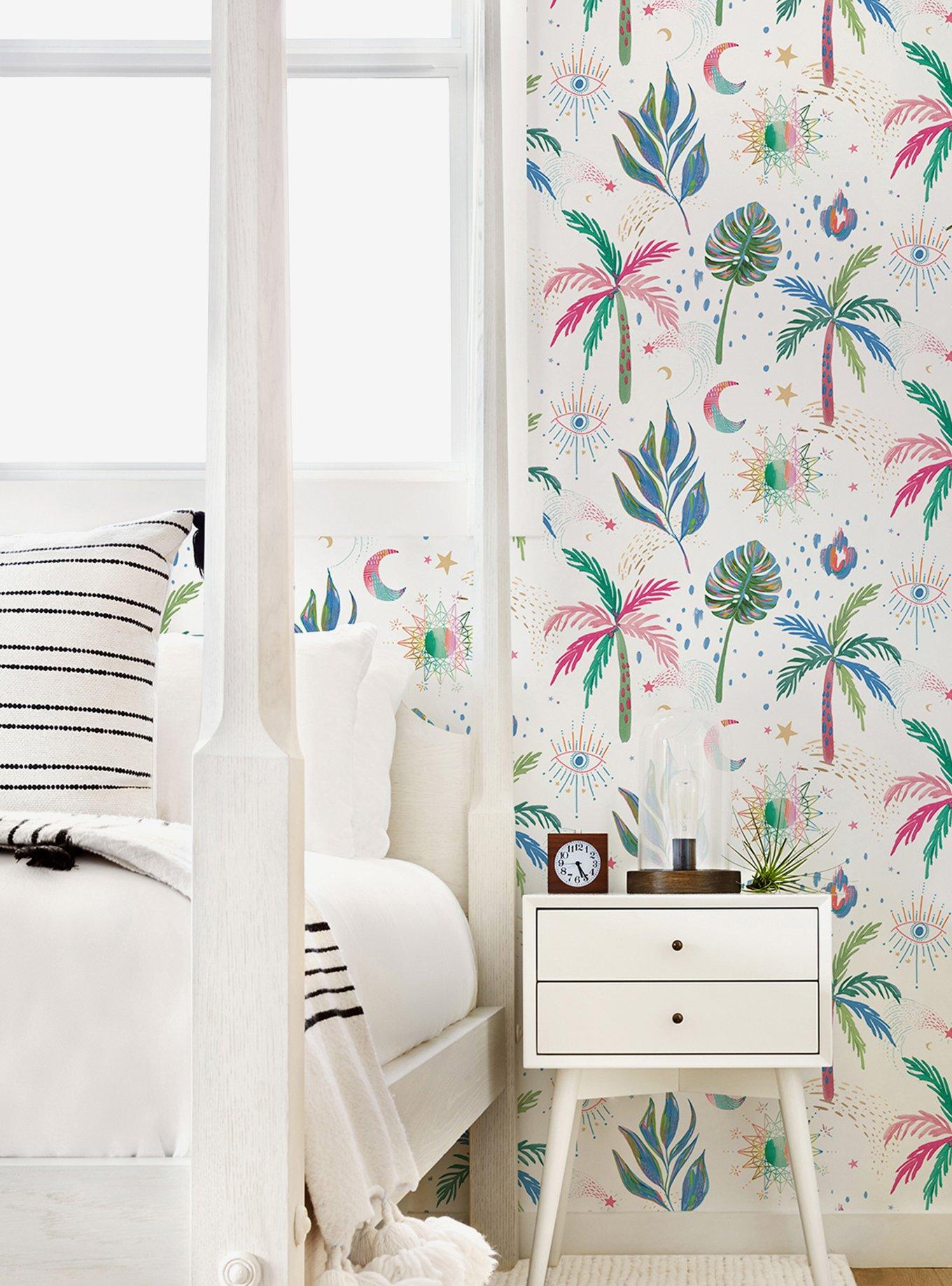 EttaVee Nuit Tropicale Peel & Stick Wallpaper, , alternate