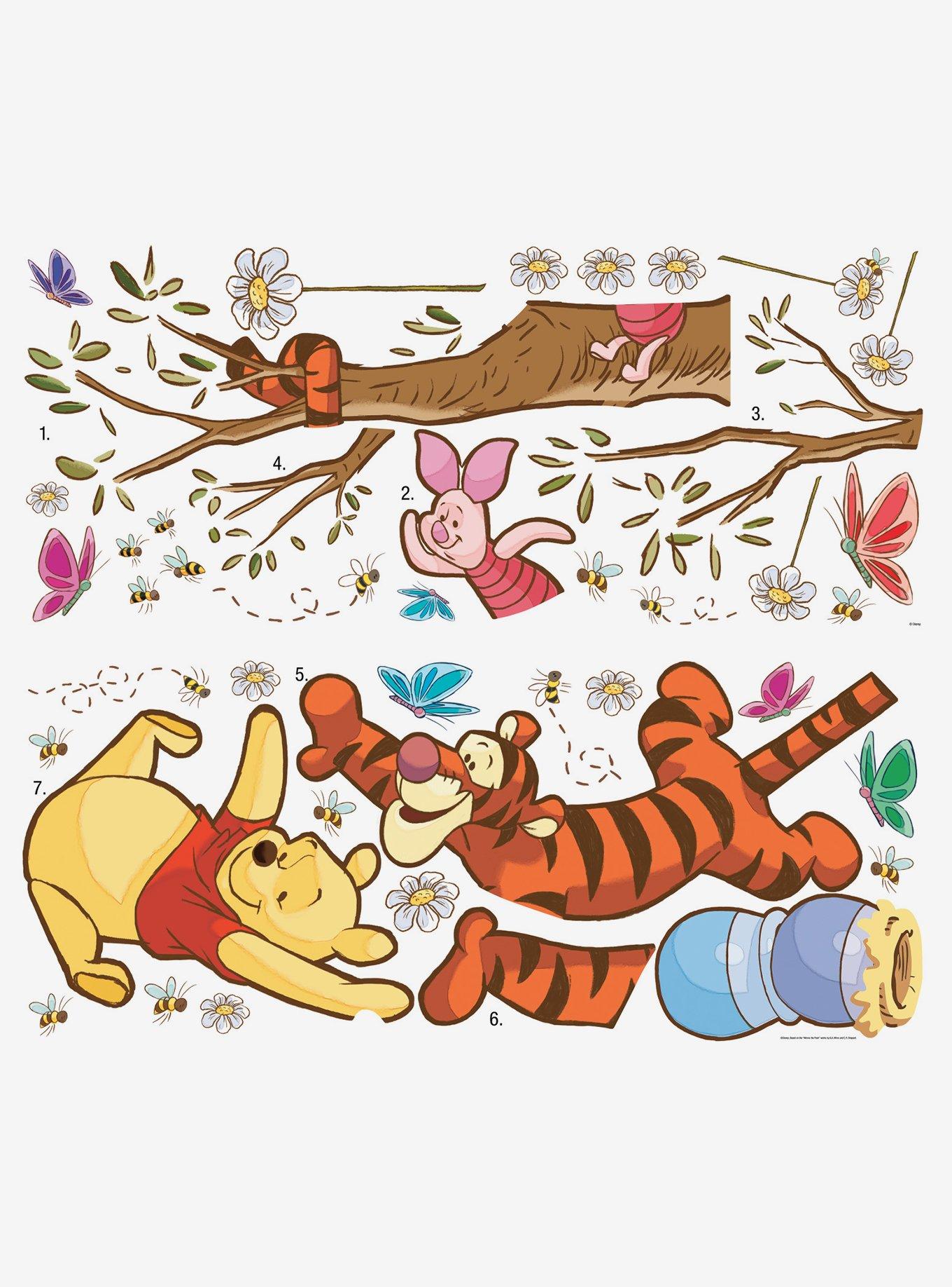 Disney Winnie the Pooh Swinging For Honey Giant Wall Decals