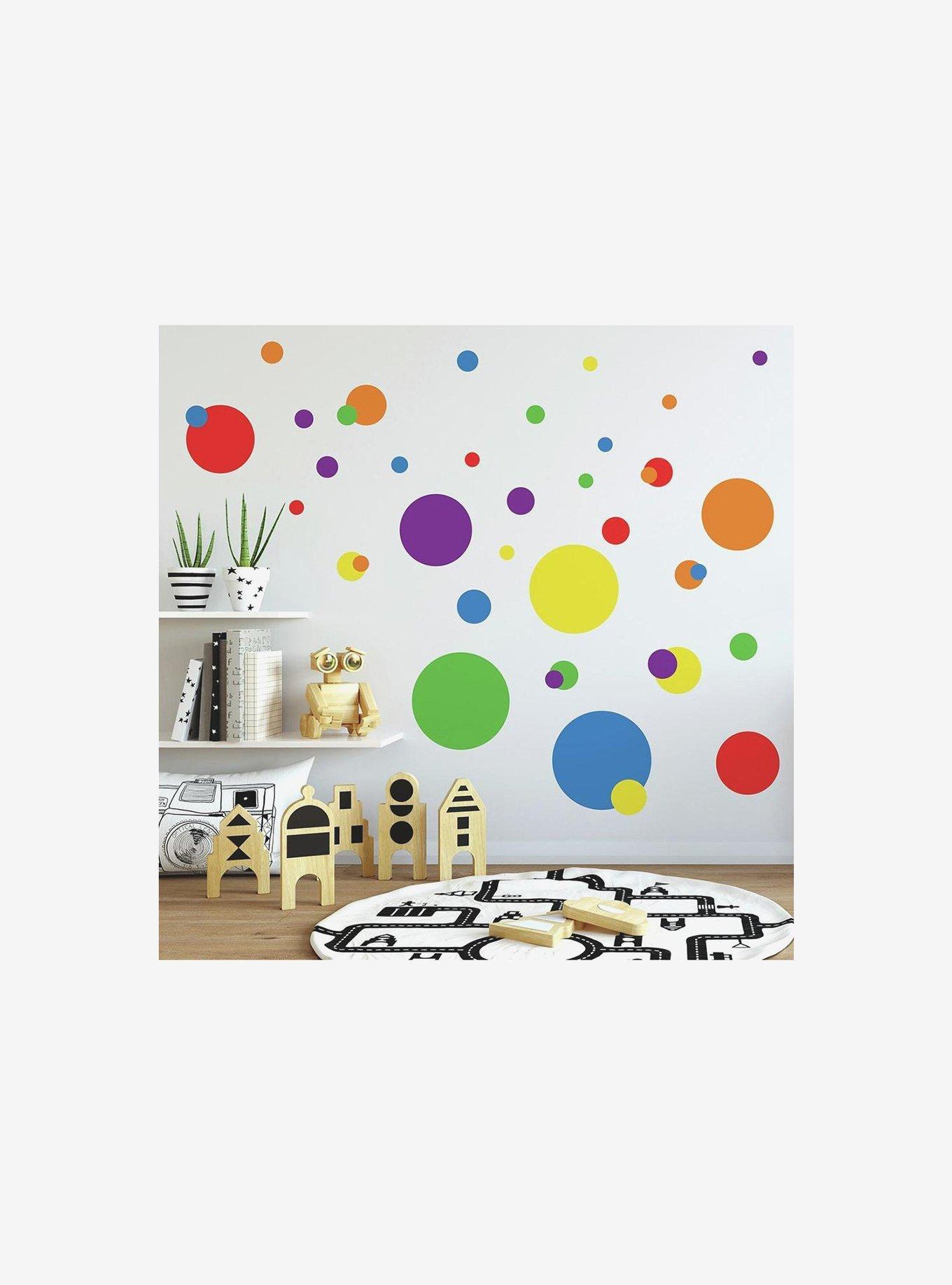 Just Dots Primary Wall Decals, , alternate