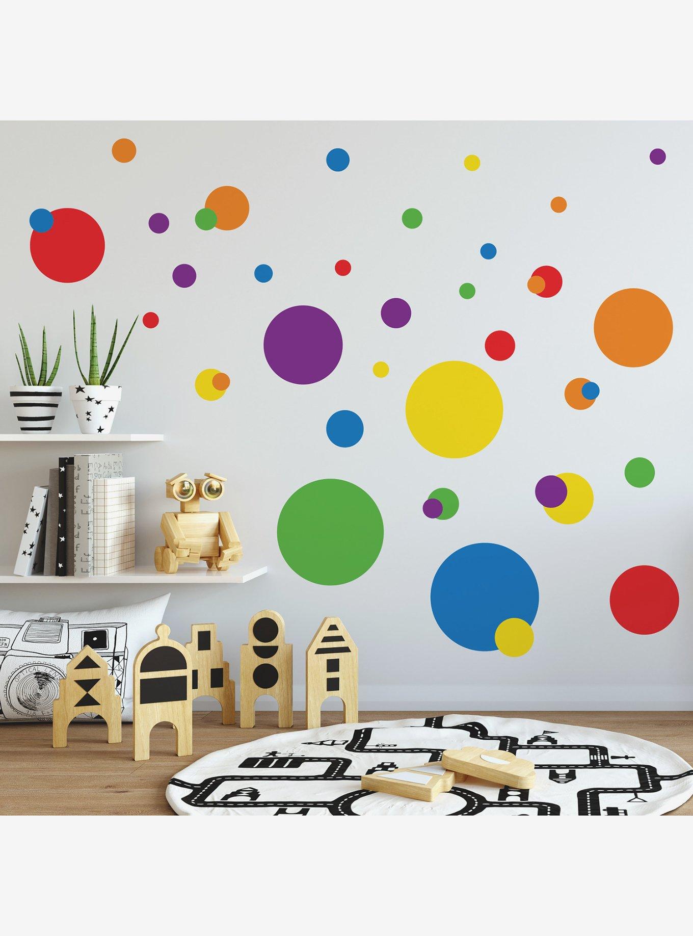 Just Dots Primary Wall Decals, , alternate