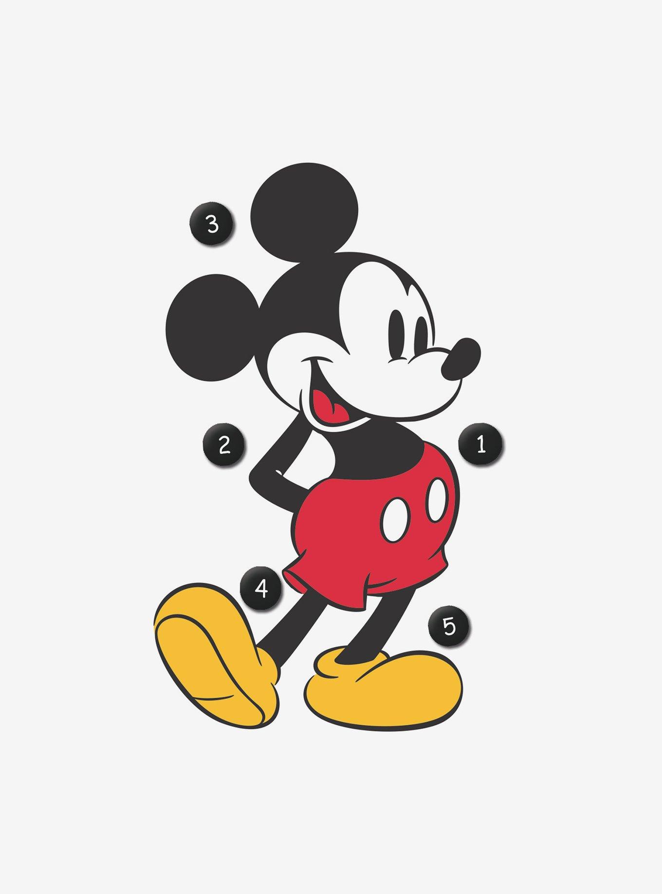 Disney Mickey Mouse Red Giant Wall Decals