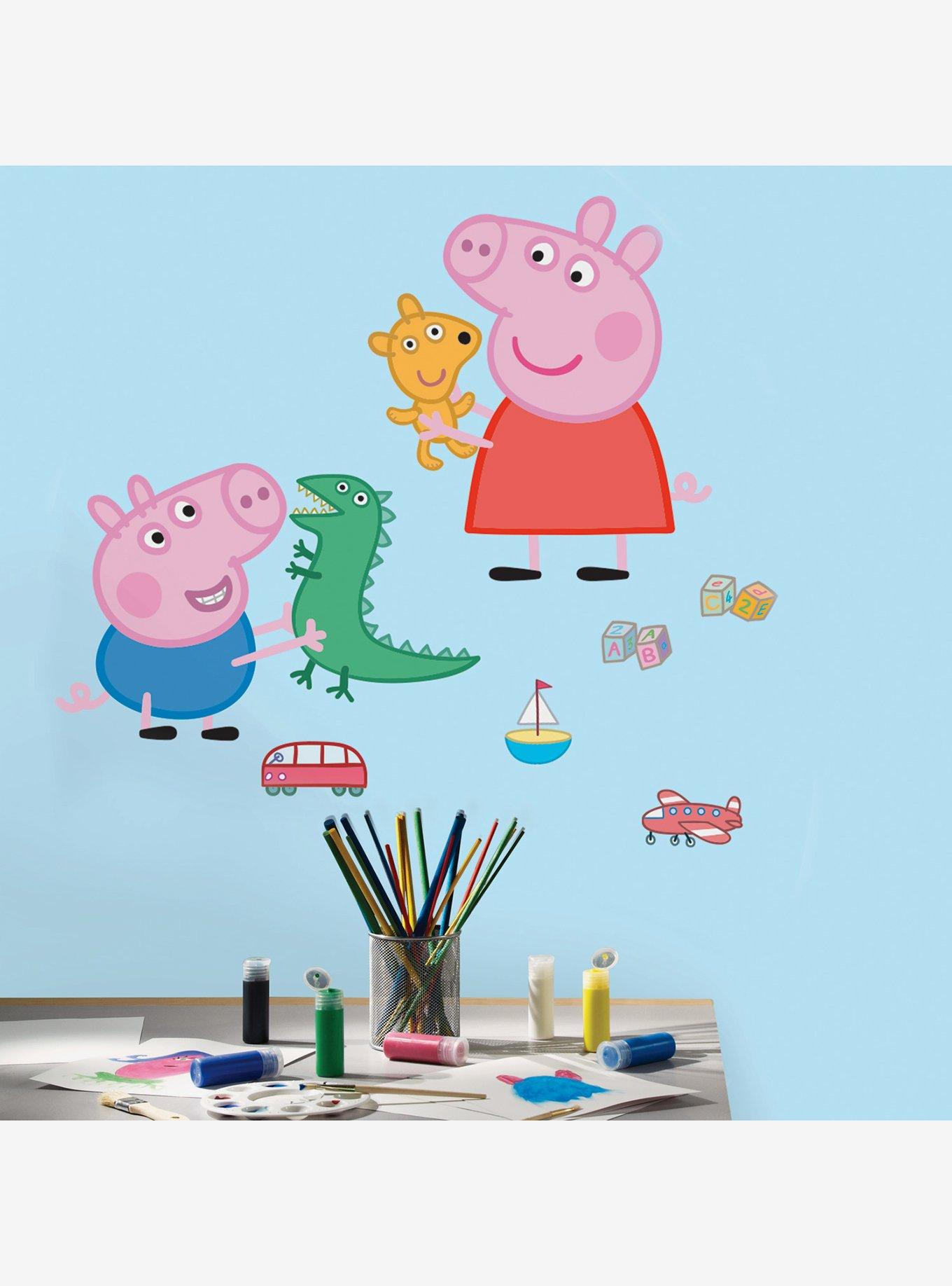 Peppa Pig George Peppa Playtime Giant Wall Decals, , hi-res
