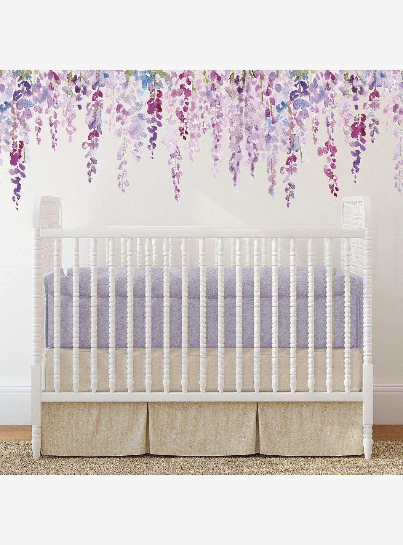 Watercolor Wisteria Giant Wall Decals, , alternate