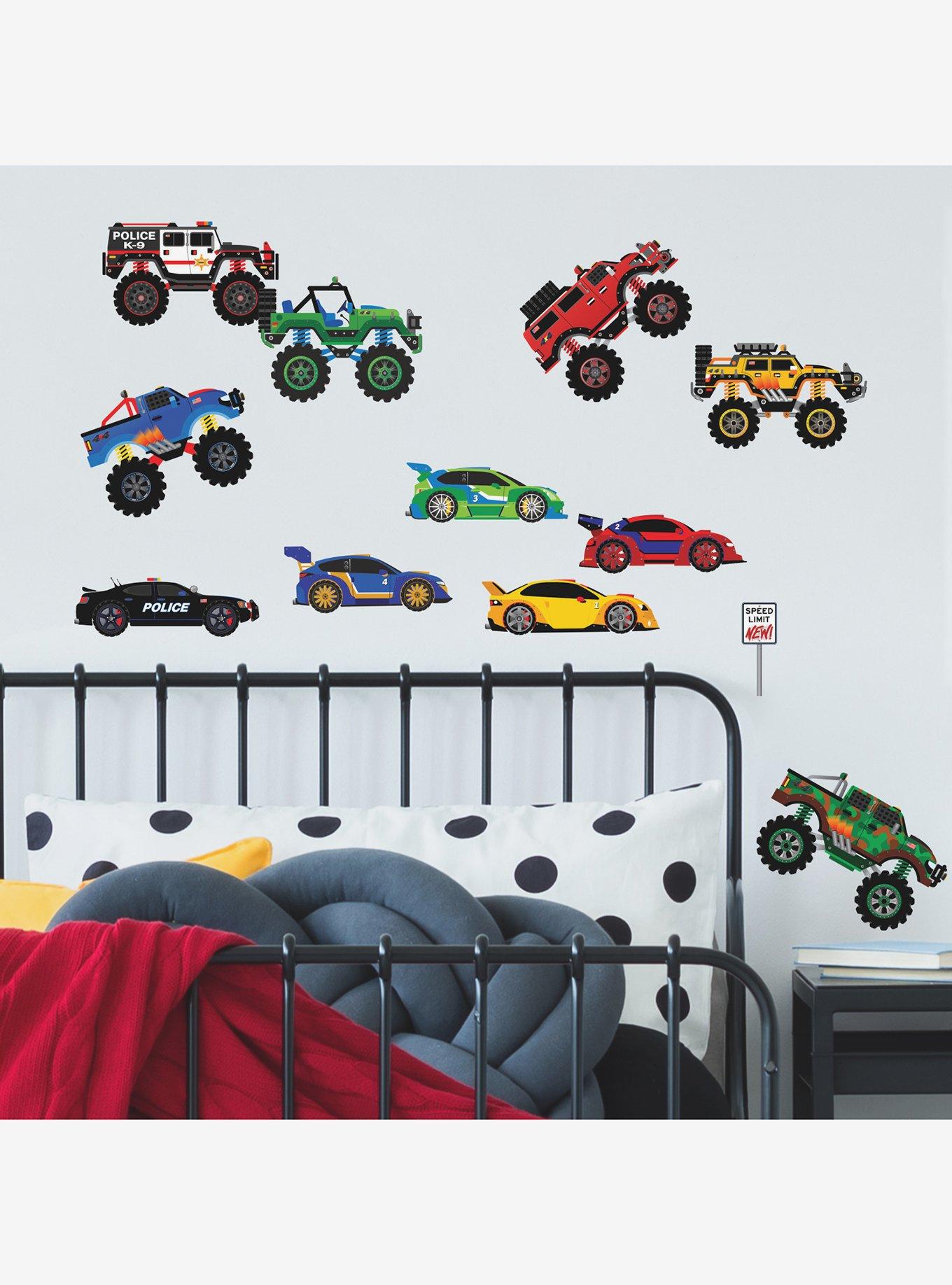 New Speed Limit Trucks Wall Decals, , alternate