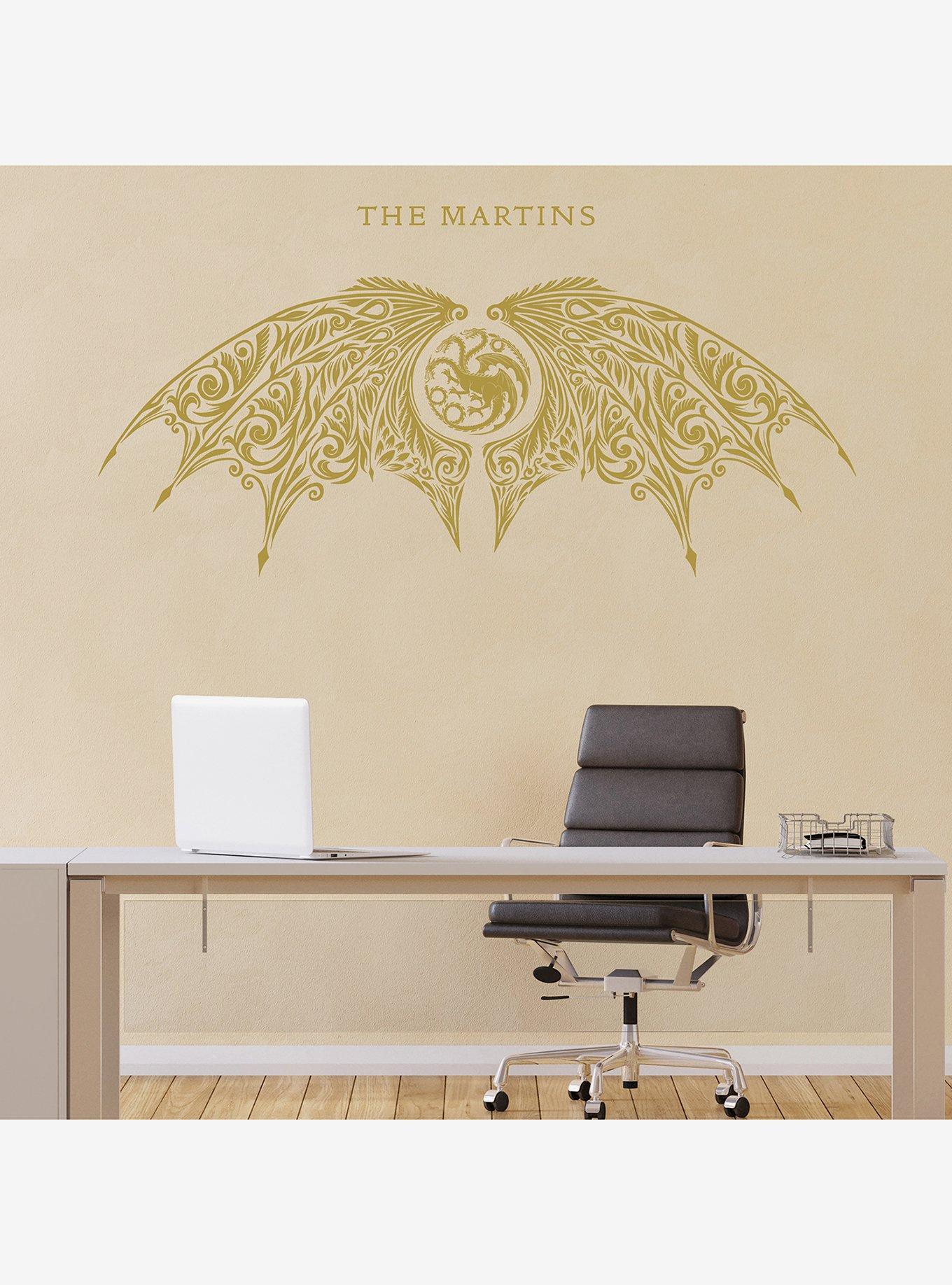 House of the Dragon Gold Wall Decals