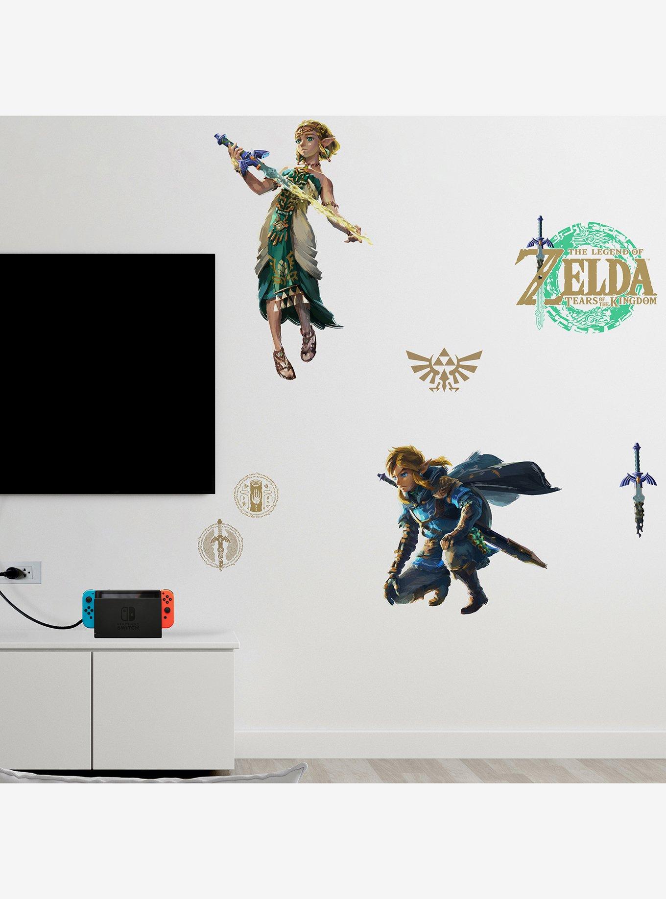 The Legend of Zelda: Tears of the Kingdom Zelda & Link Wall Decals