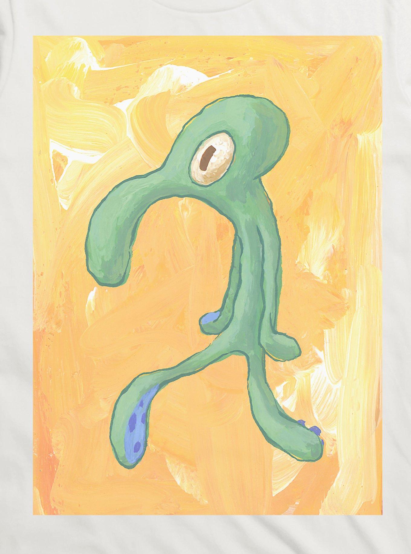SpongeBob SquarePants Squidward Art T-Shirt, , hi-res