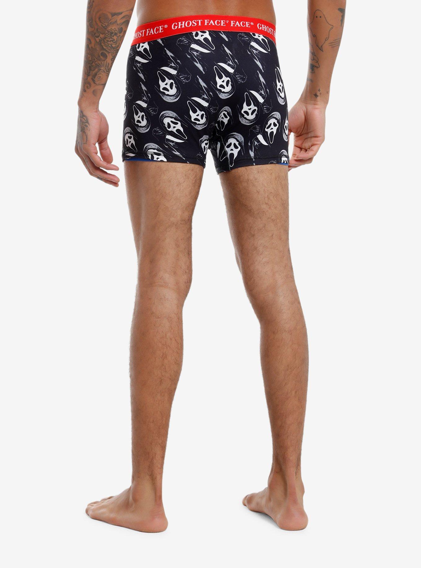 Ghost Face Allover Print Boxer Briefs, , hi-res