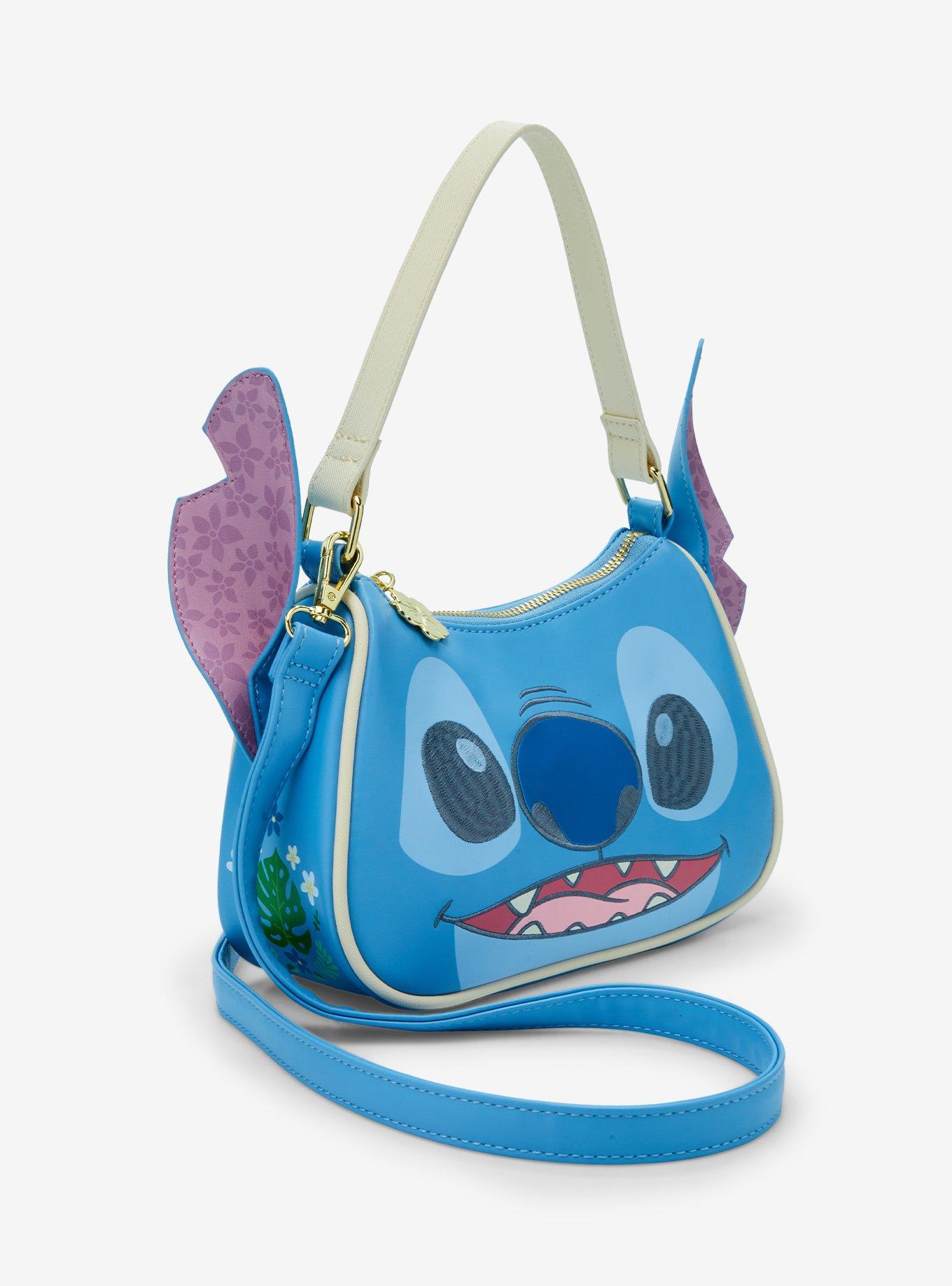 Loungefly Disney Lilo & Stitch Floral Stitch Figural Crossbody Bag - BoxLunch Exclusive, , hi-res