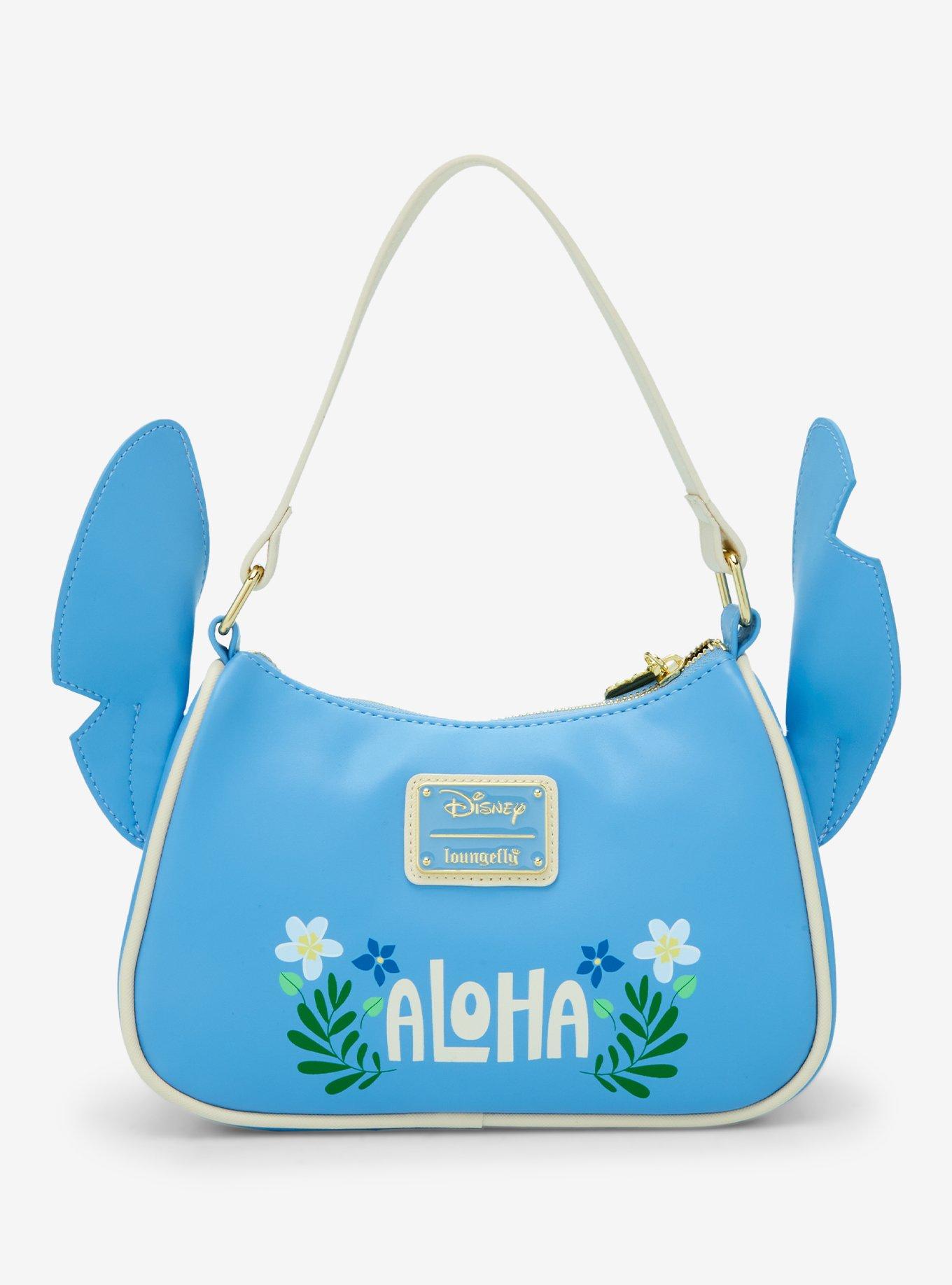 Loungefly Disney Lilo & Stitch Floral Stitch Figural Crossbody Bag - BoxLunch Exclusive, , alternate