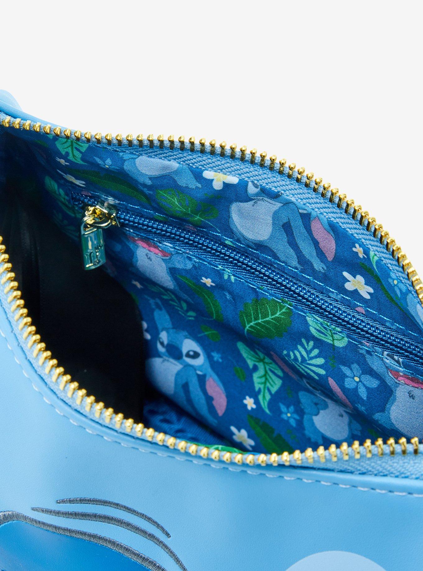 Loungefly Disney Lilo & Stitch Floral Stitch Figural Crossbody Bag - BoxLunch Exclusive, , alternate