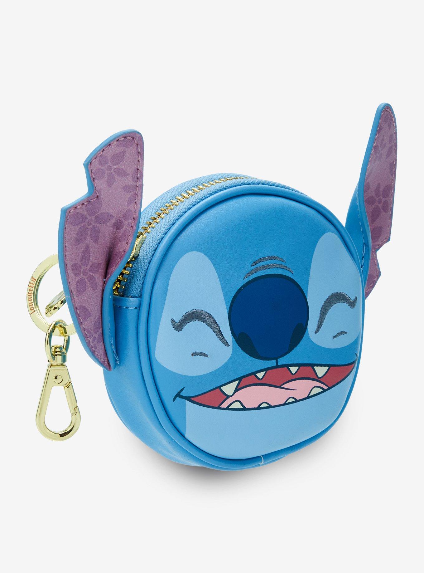 Loungefly Disney Lilo & Stitch Floral Stitch Figural Coin Purse - BoxLunch Exclusive, , hi-res