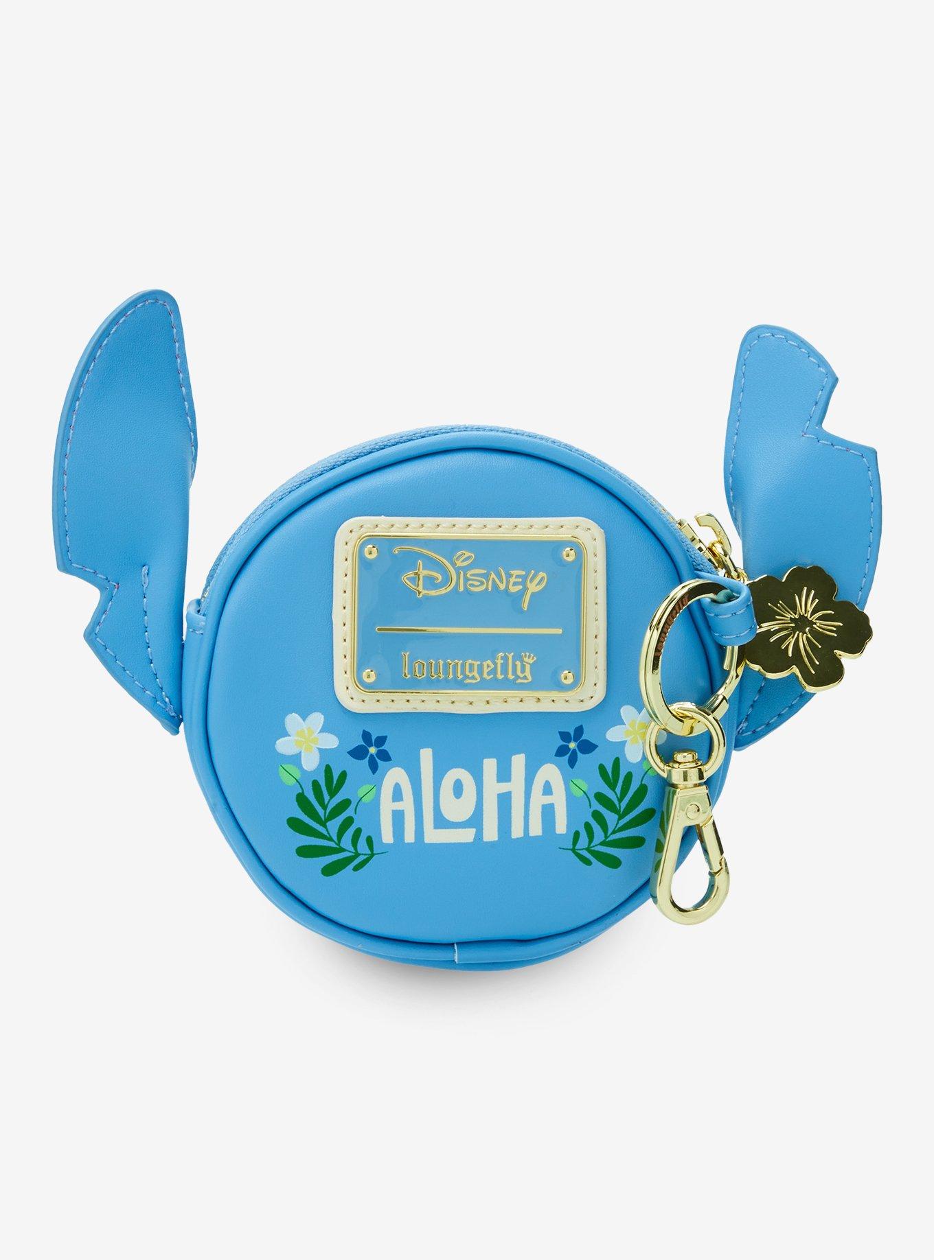 Loungefly Disney Lilo & Stitch Floral Stitch Figural Coin Purse - BoxLunch Exclusive, , alternate