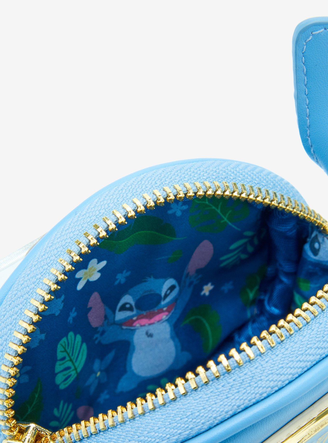 Loungefly Disney Lilo & Stitch Floral Stitch Figural Coin Purse - BoxLunch Exclusive, , alternate