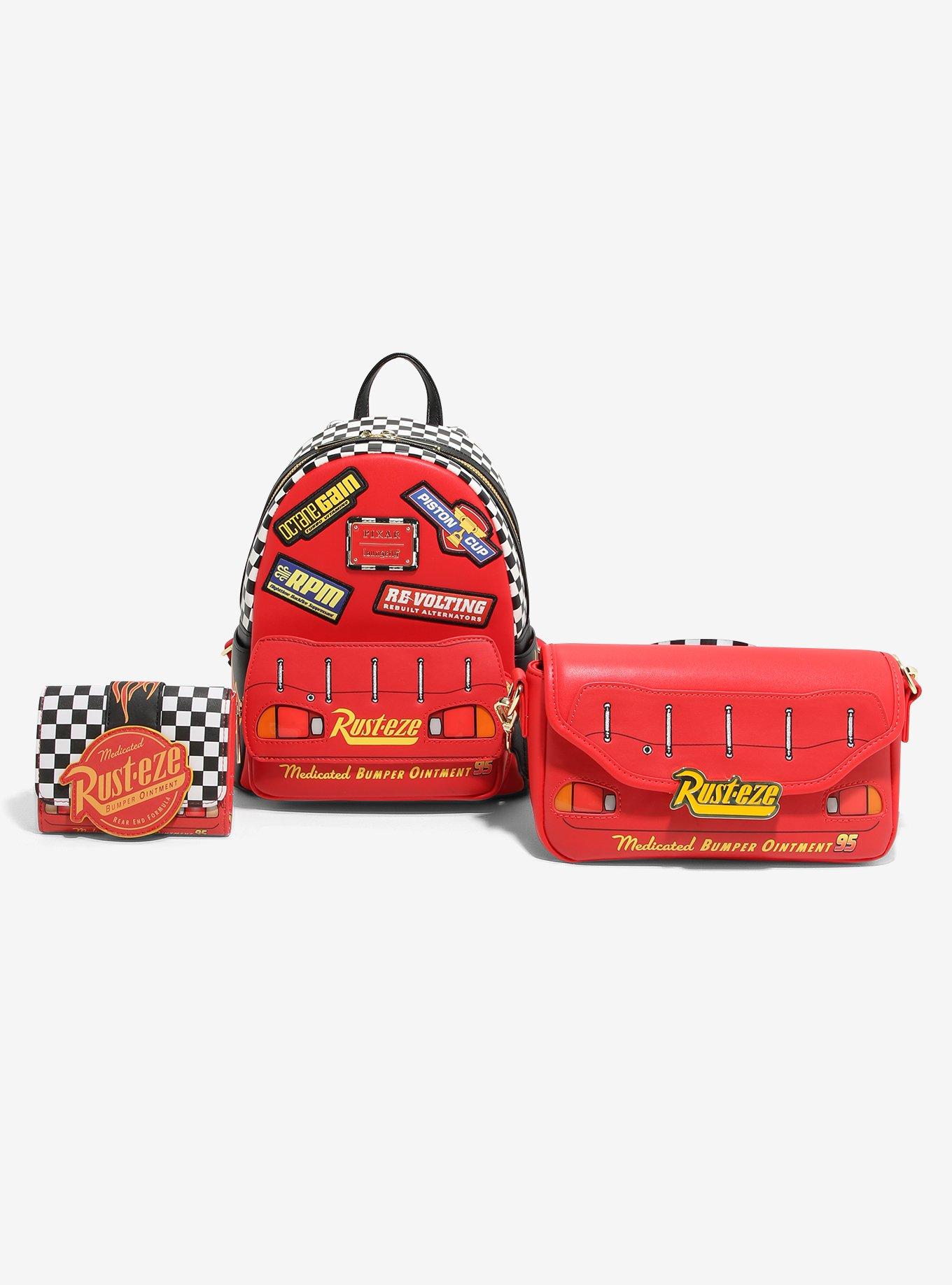 Loungefly Disney Pixar Cars Lightning McQueen Rust-eze Light-up Mini Backpack — BoxLunch Exclusive, , alternate