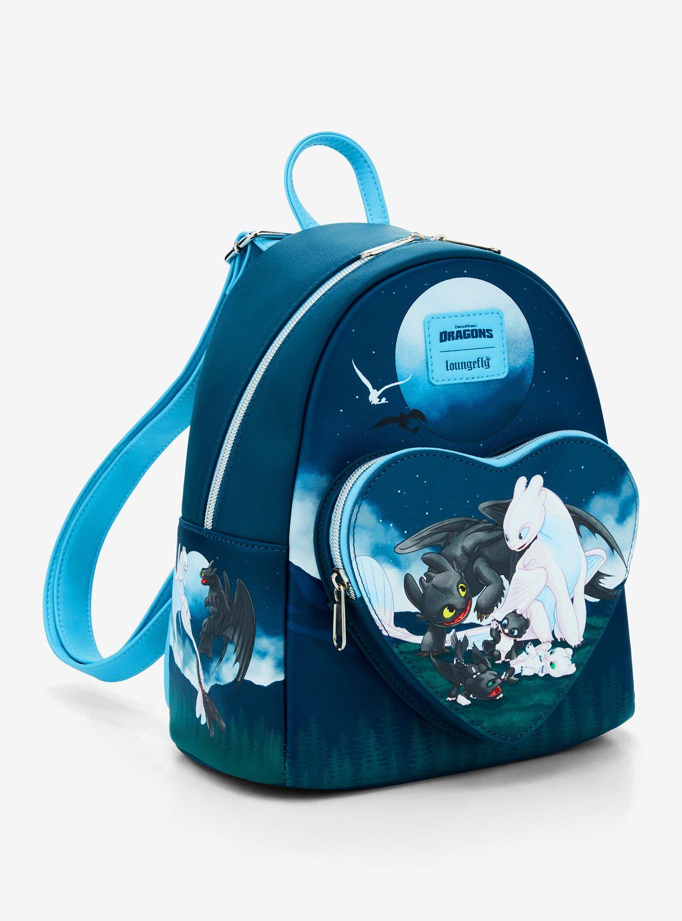 Loungefly How To Train Your Dragon Toothless & Light Fury Babies Mini Backpack, , hi-res