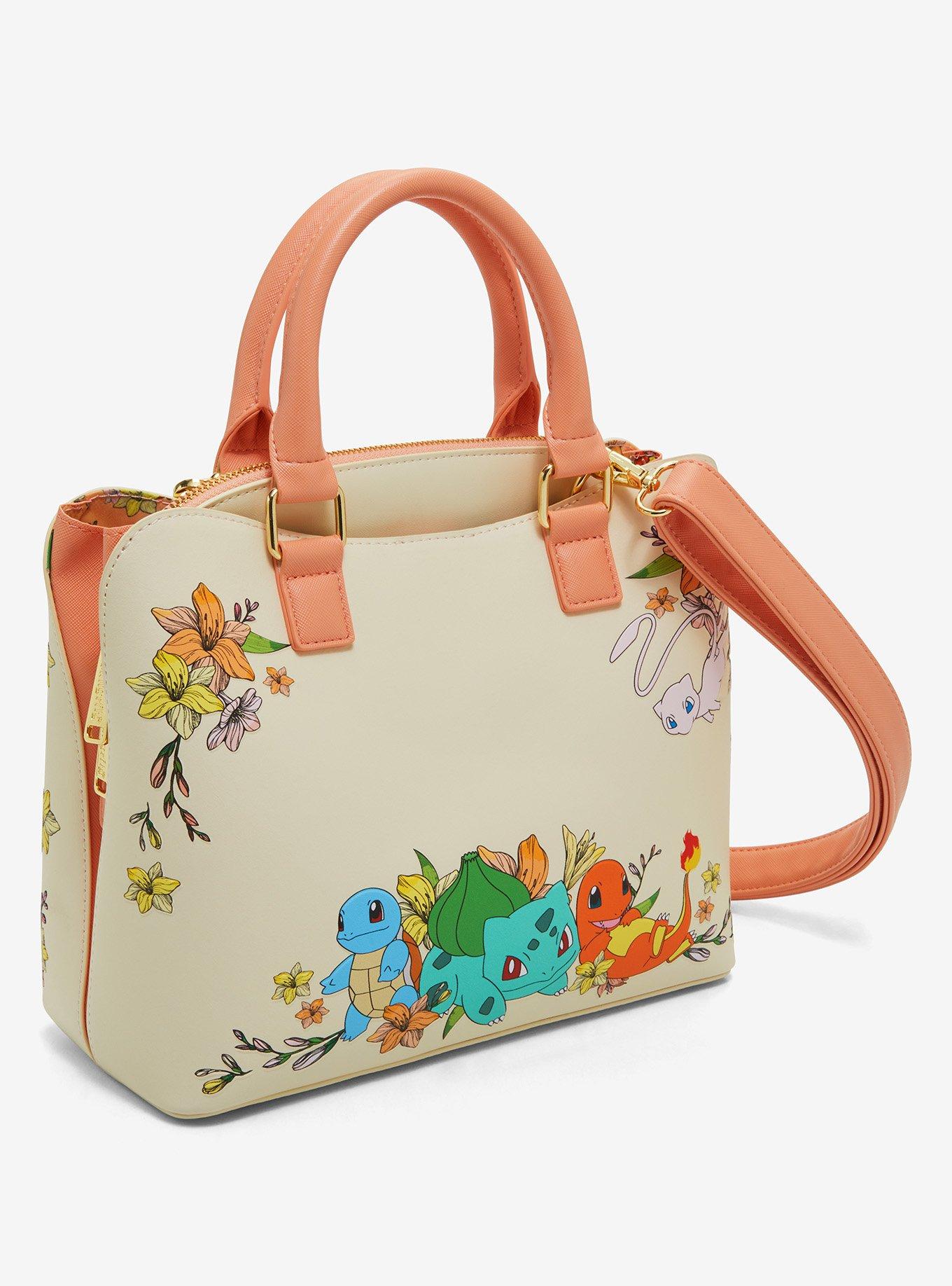 Loungefly Pokémon Group Portrait Floral Handbag - BoxLunch Exclusive, , hi-res