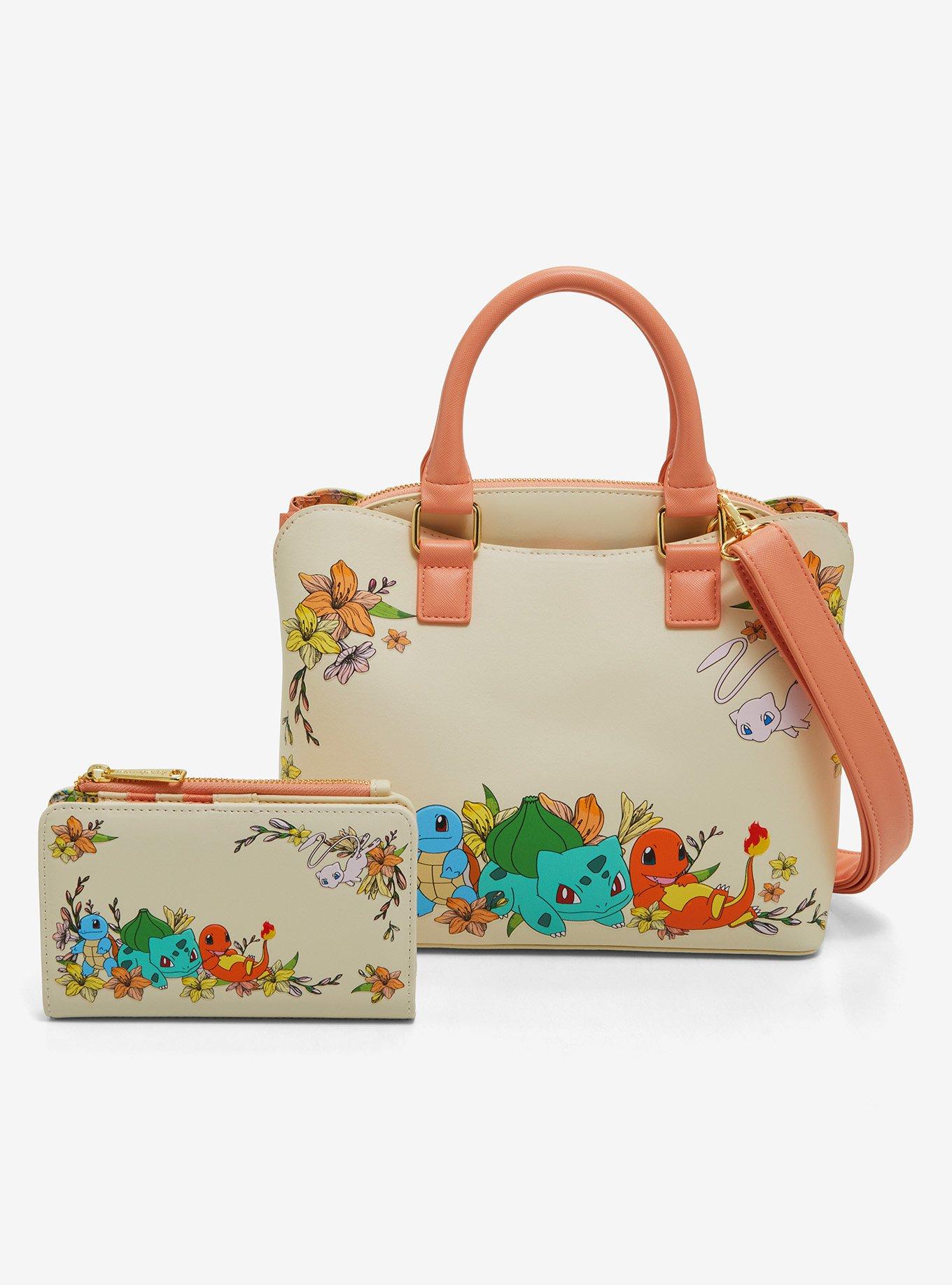 Loungefly Pokémon Group Portrait Floral Handbag - BoxLunch Exclusive, , alternate