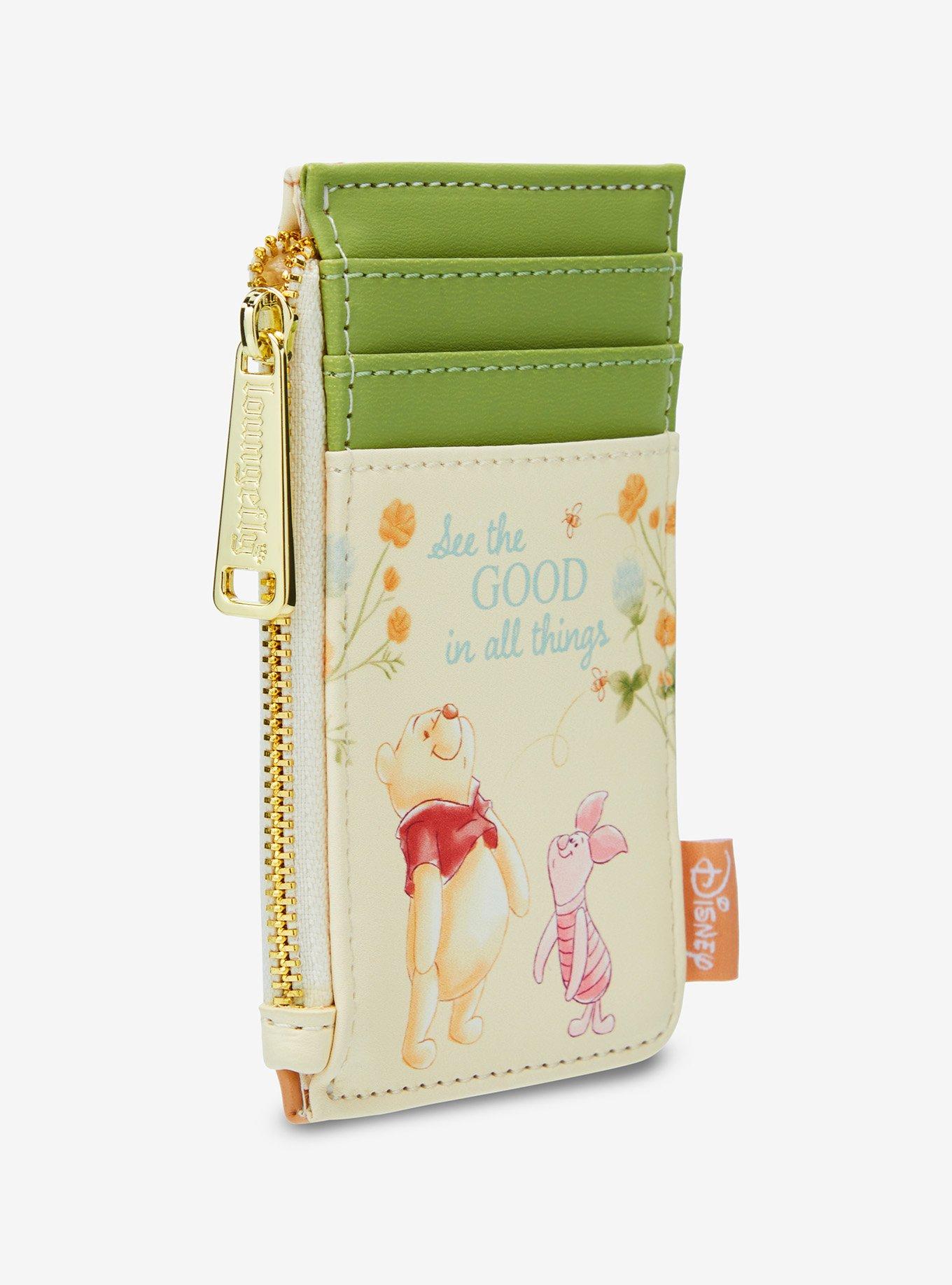 Loungefly Disney Winnie the Pooh Piglet & Pooh Bear Card Case — BoxLunch Exclusive, , hi-res