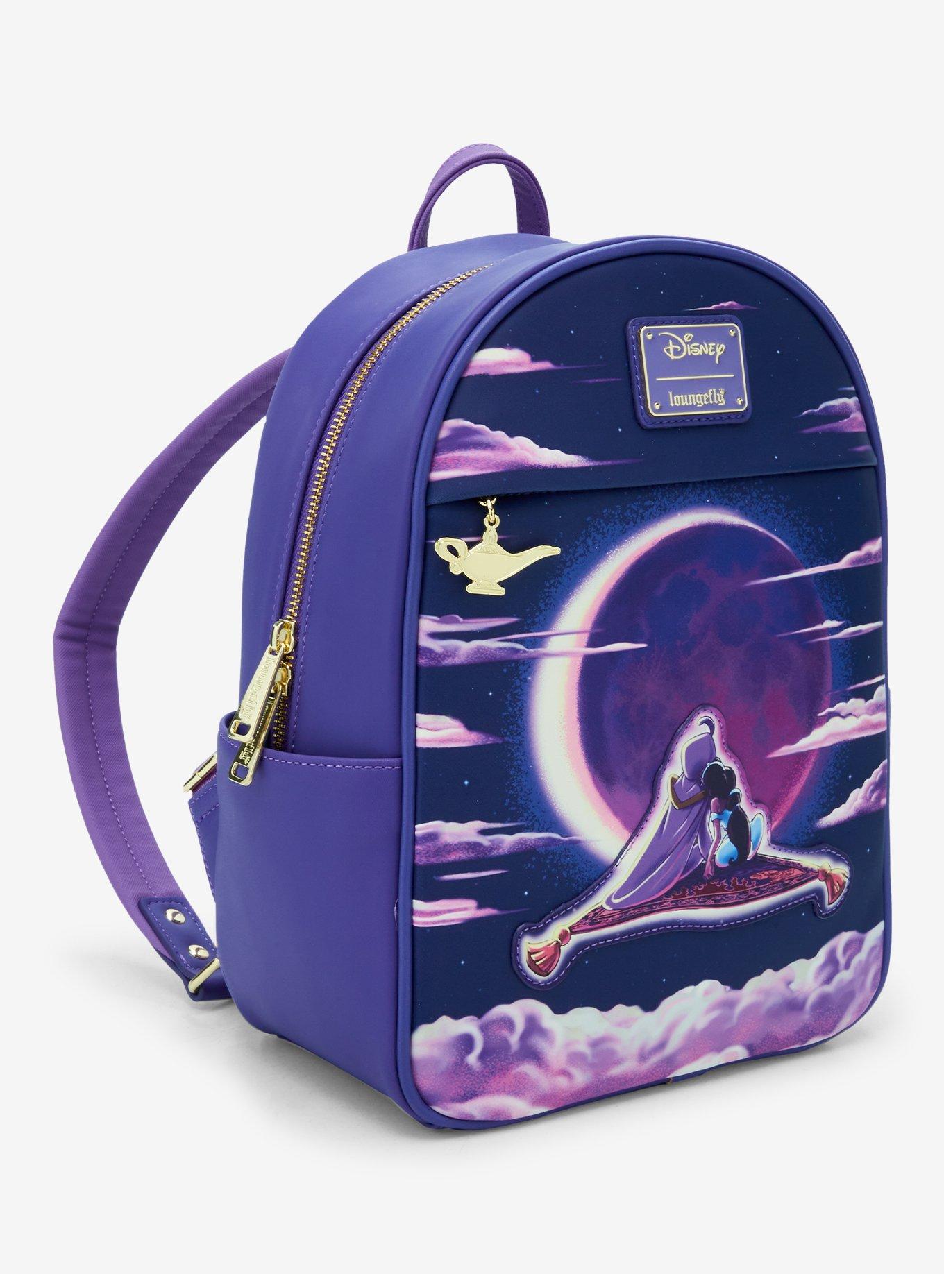 Loungefly Disney Aladdin Jasmine & Aladdin Carpet Ride Mini Backpack - BoxLunch Exclusive, , hi-res