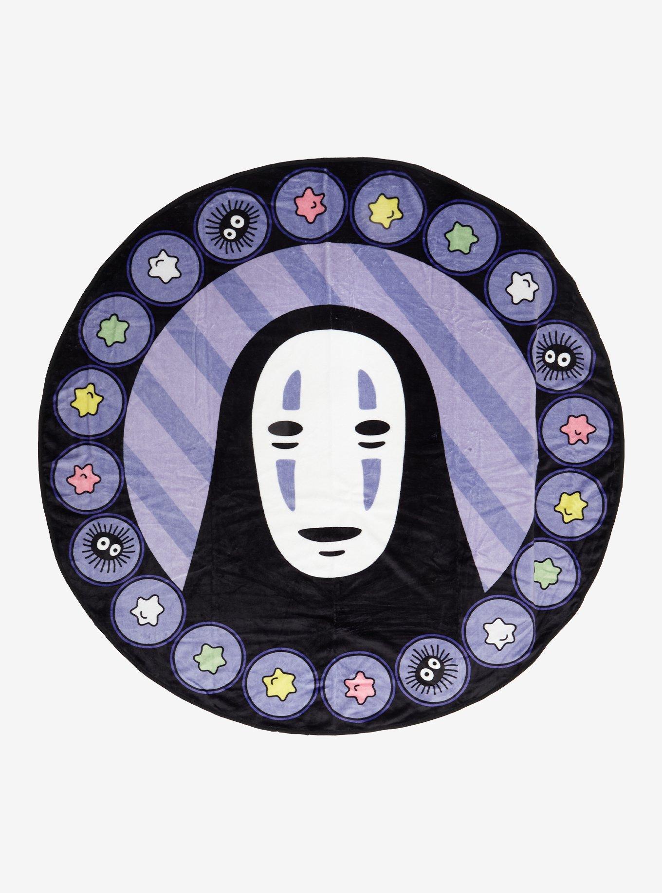 Studio Ghibli Spirited Away No-Face Round Throw — BoxLunch Exclusive, , hi-res