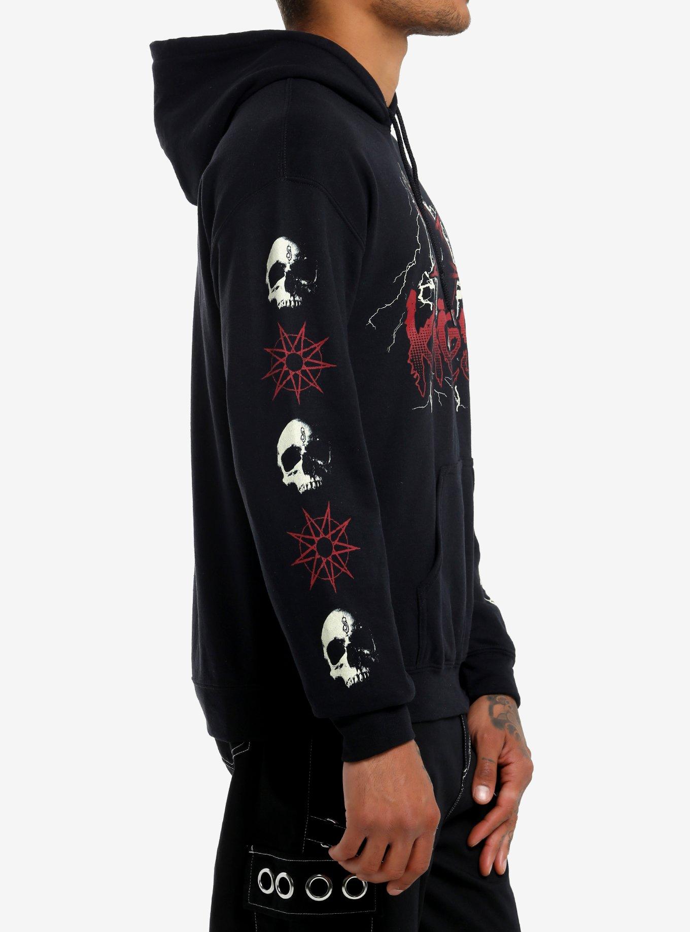 Slipknot Knot Fest Skulls Hoodie, BLACK, alternate