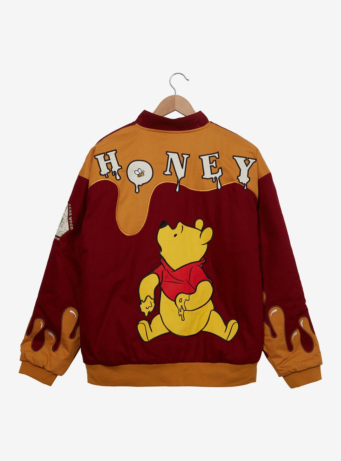 Disney Winnie the Pooh Honey Racing Jacket - BoxLunch Exclusive, DARK RED, alternate