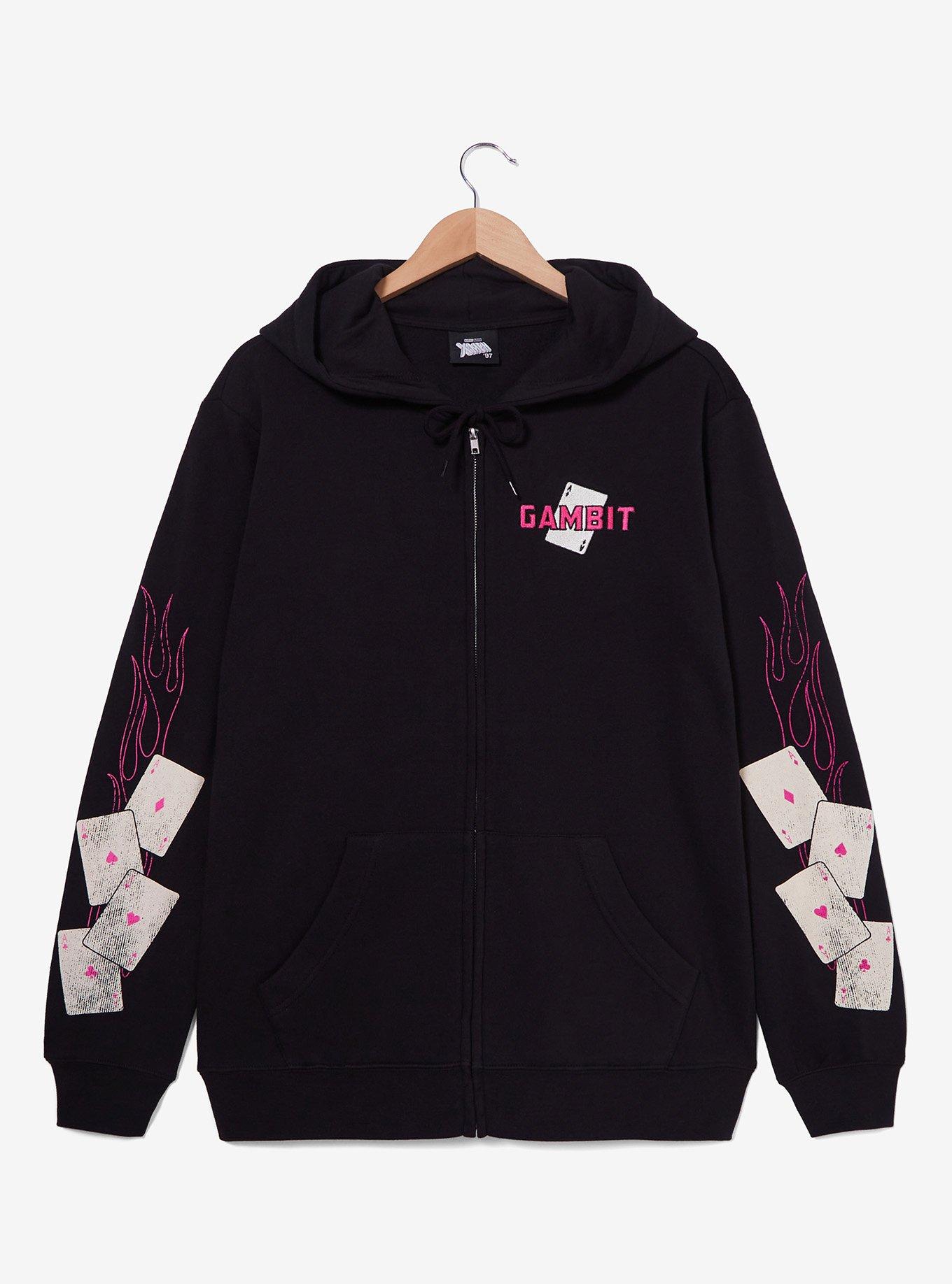 Marvel X-Men '97 Gambit Cards Zip Hoodie, , hi-res