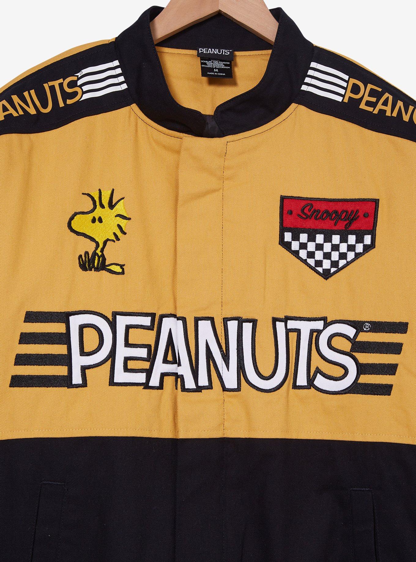 Peanuts Woodstock & Snoopy Color Block Racing Jacket — BoxLunch Exclusive, , hi-res