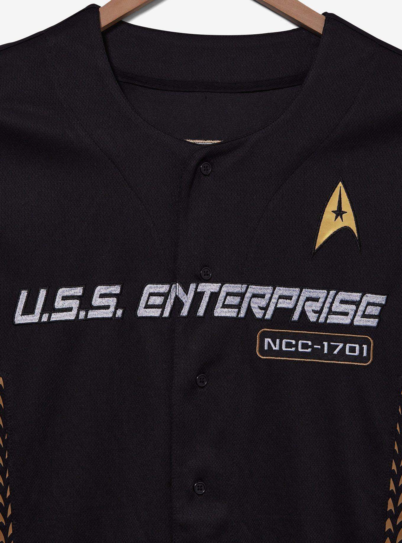 Star Trek Kirk U.S.S. Enterprise Baseball Jersey — BoxLunch Exclusive