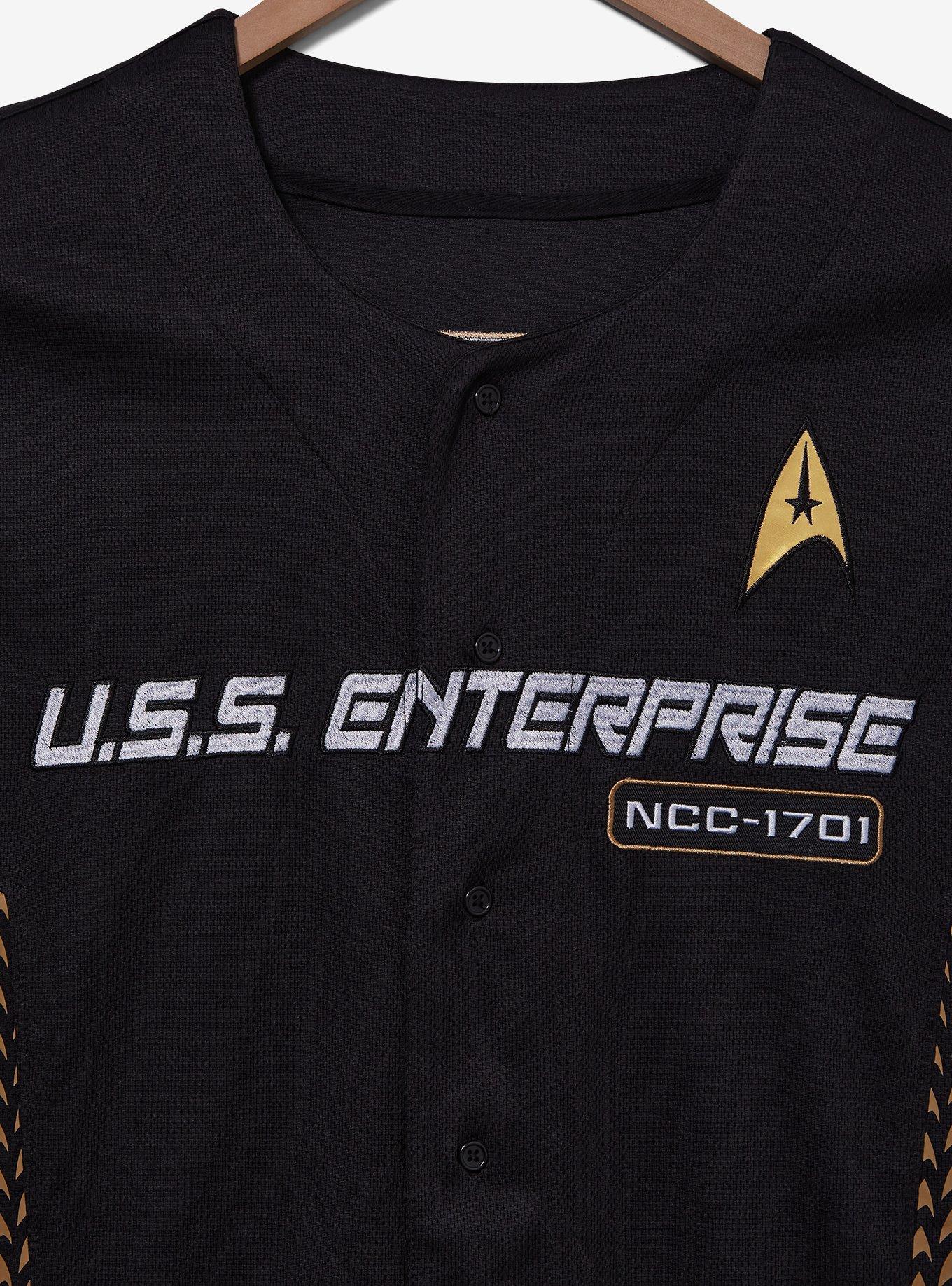 Star Trek Kirk U.S.S. Enterprise Baseball Jersey — BoxLunch Exclusive, , hi-res