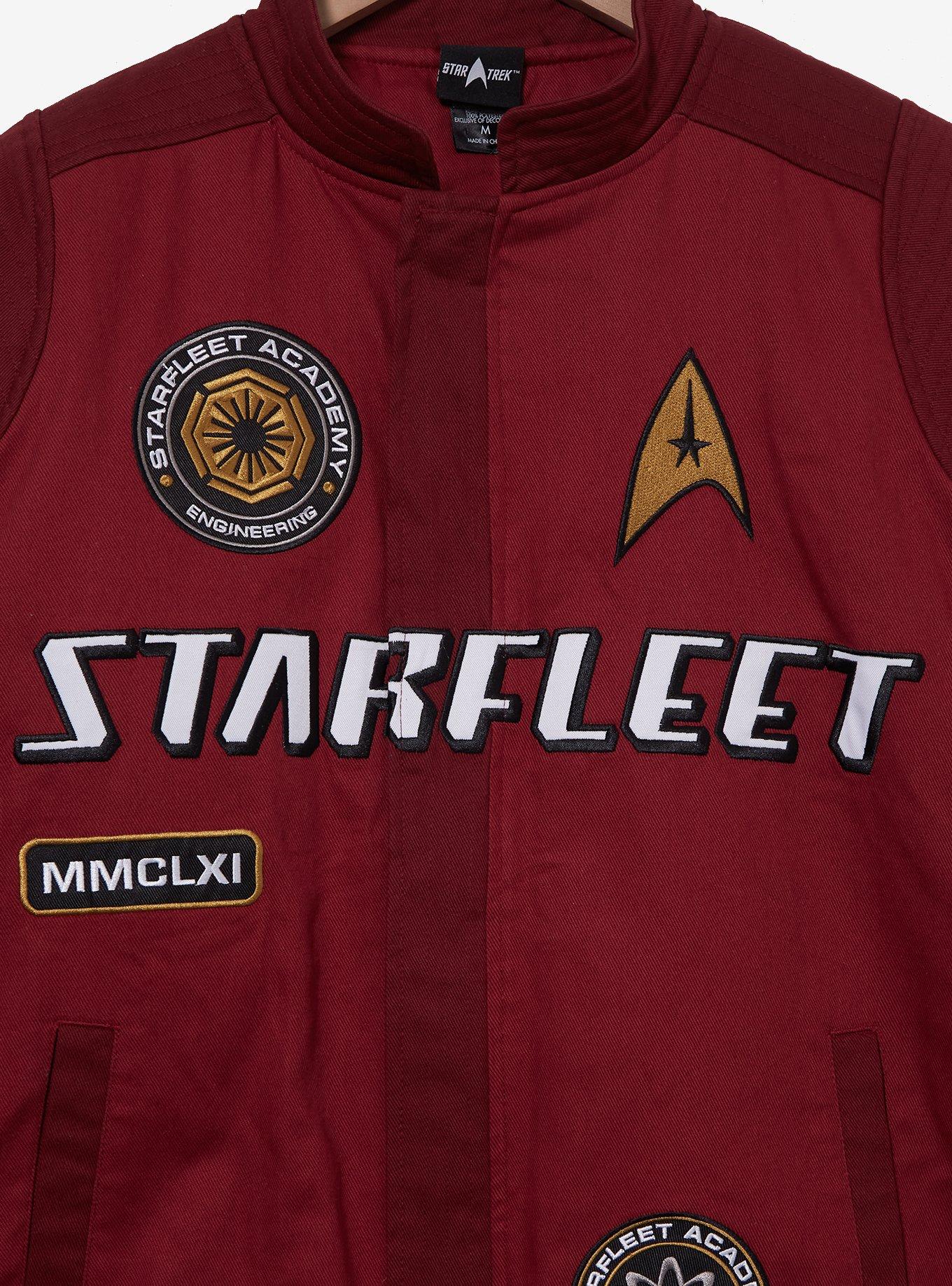 Star Trek Starfleet Academy Jacket - BoxLunch Exclusive, DARK RED, alternate