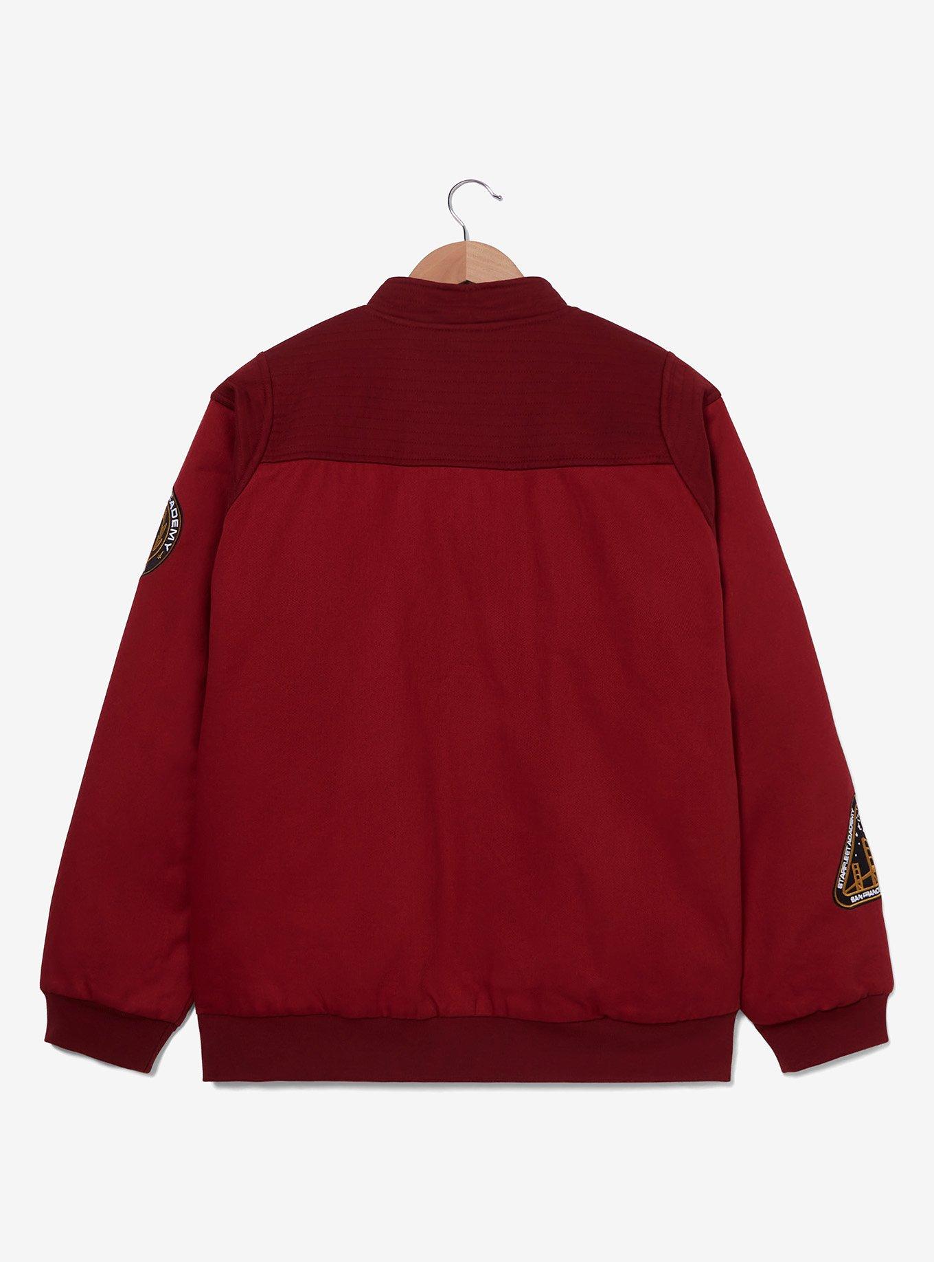 Star Trek Starfleet Academy Jacket - BoxLunch Exclusive, DARK RED, alternate