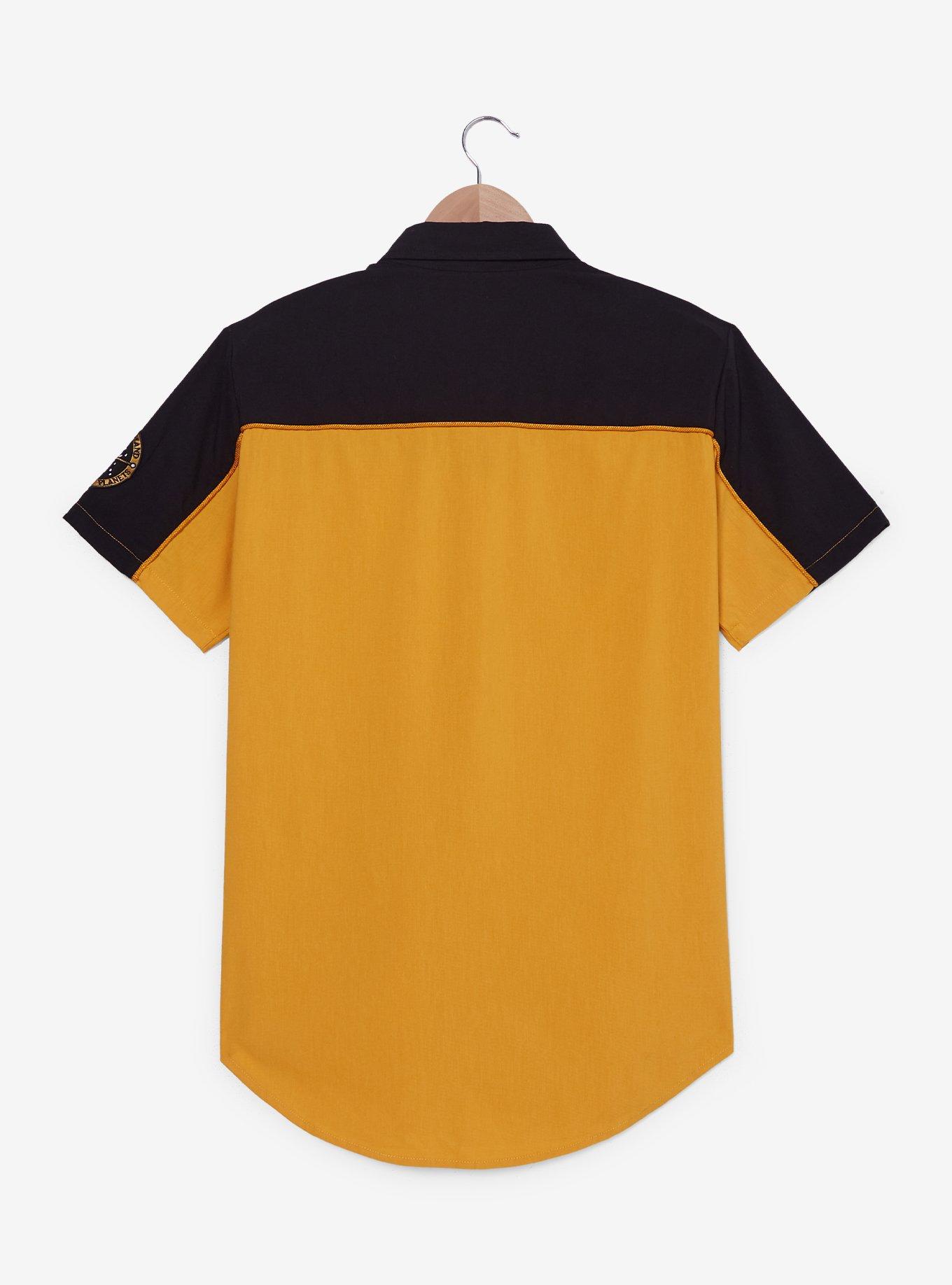 Star Trek Geordi La Forge Woven Button-Up - BoxLunch Exclusive, GOLDEN YELLOW, alternate