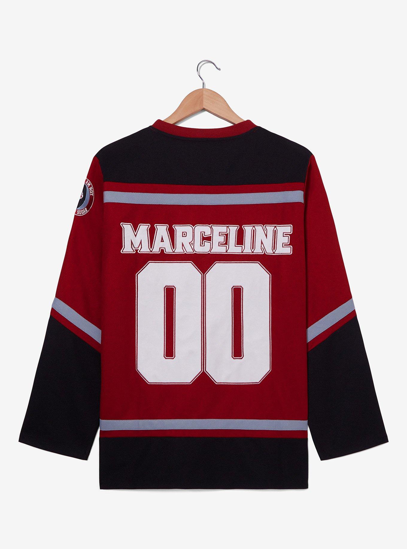 Adventure Time Marceline hockey Jersey - BoxLunch Exclusive, DARK RED, alternate