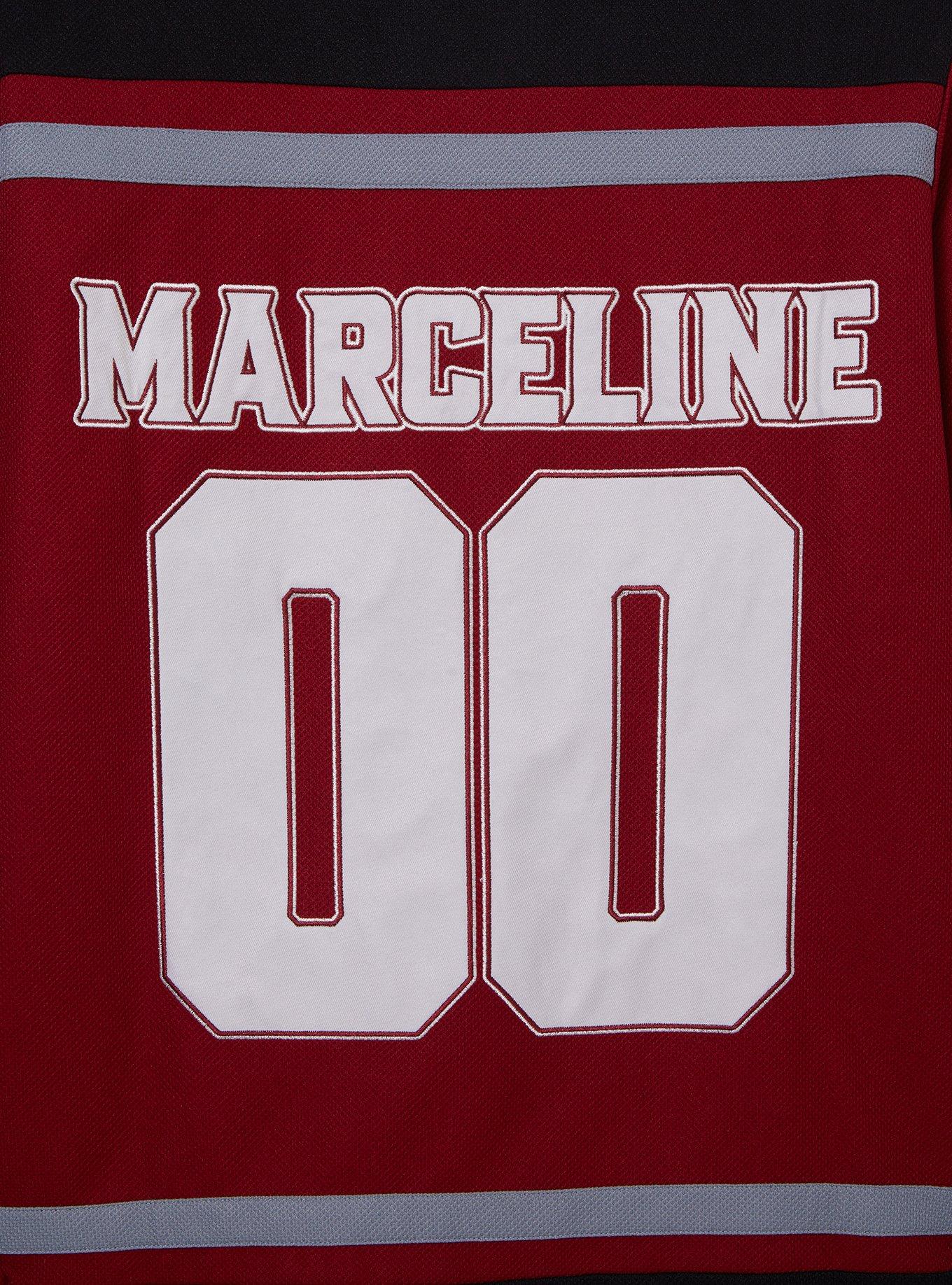 Adventure Time Marceline Hockey Jersey - BoxLunch Exclusive, DARK RED, alternate