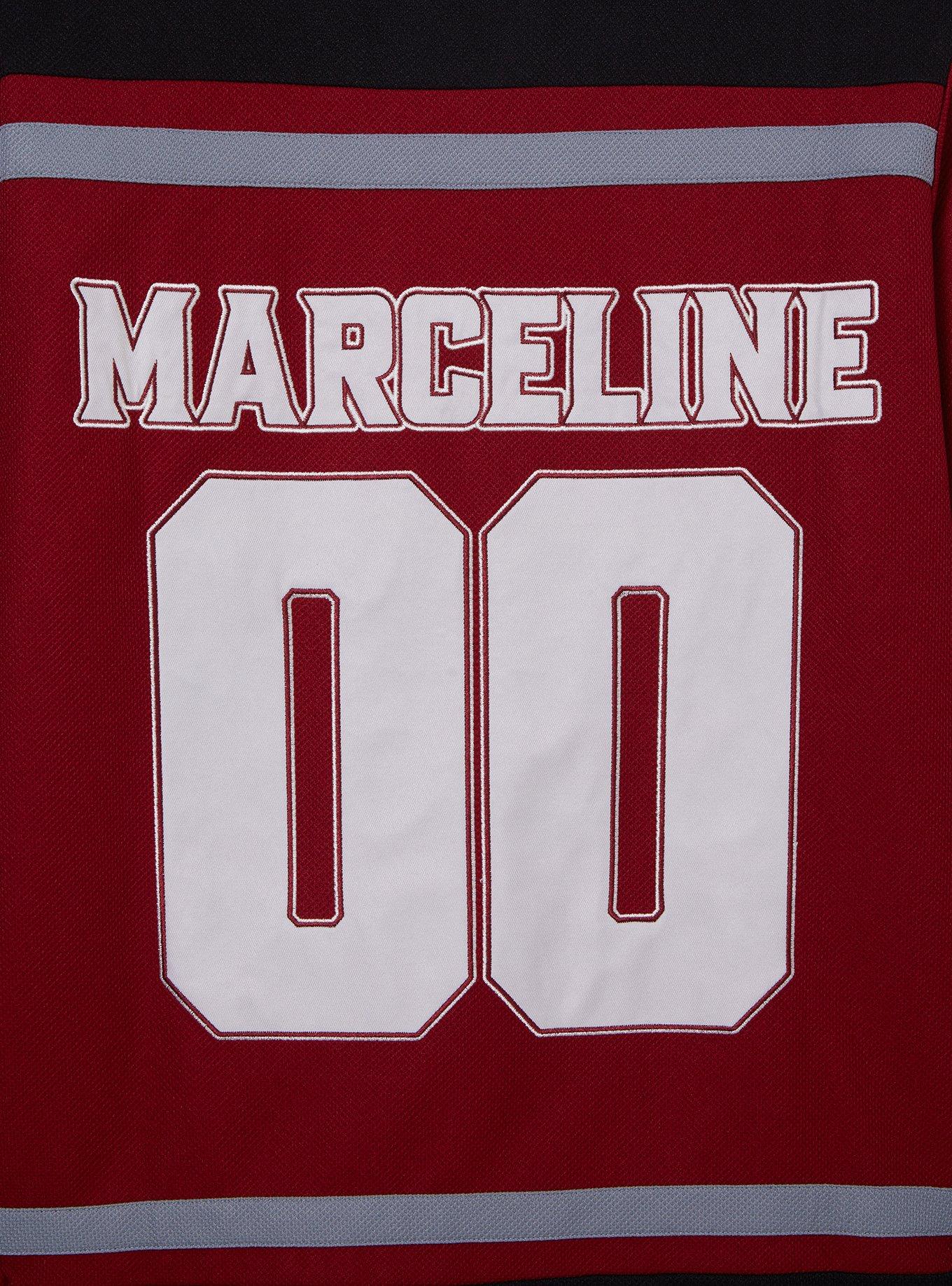 Adventure Time Marceline hockey Jersey - BoxLunch Exclusive, DARK RED, alternate