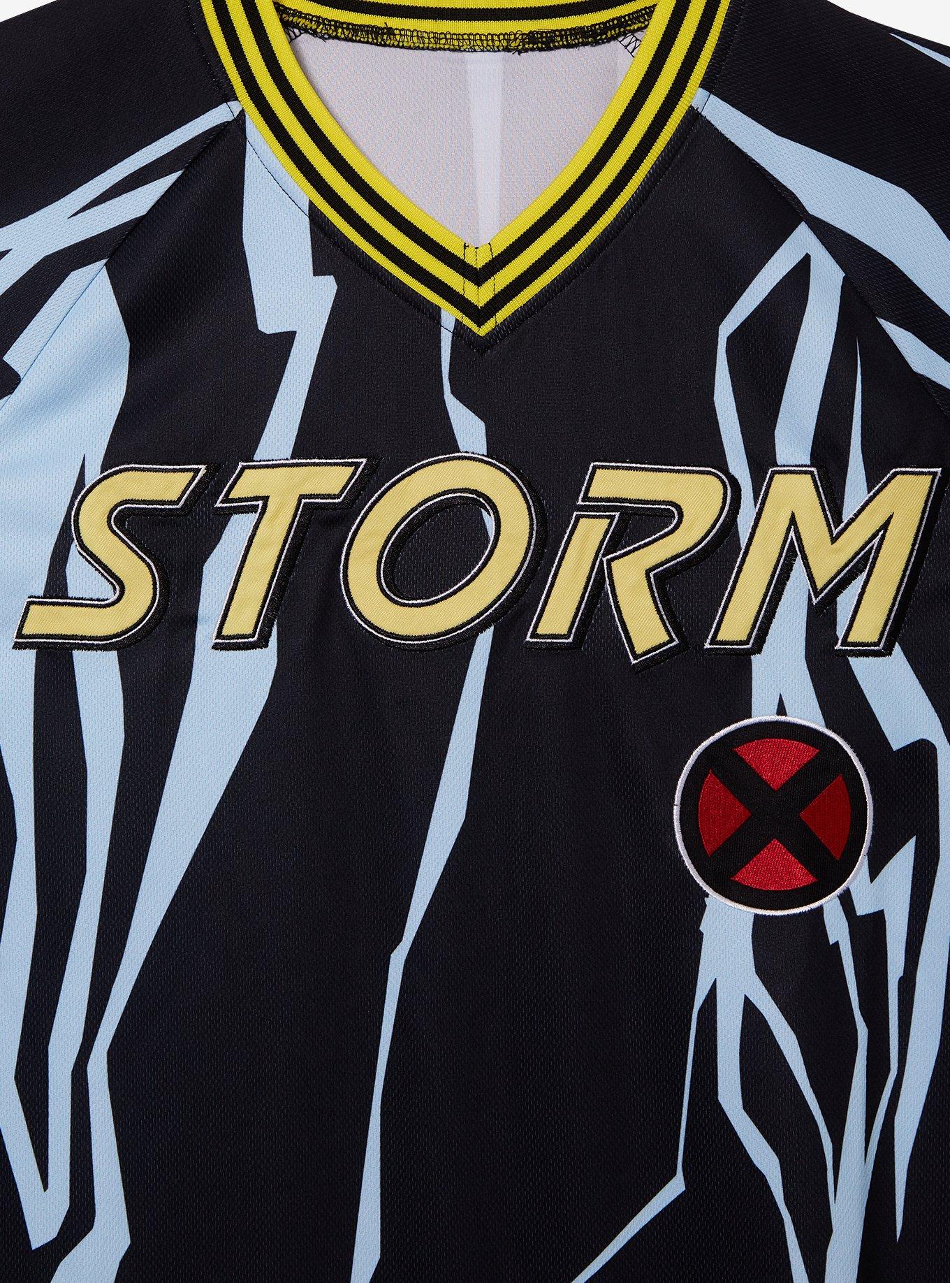 Marvel X-Men '97 Storm Batting Jersey - BoxLunch Exclusive, BLACK, alternate