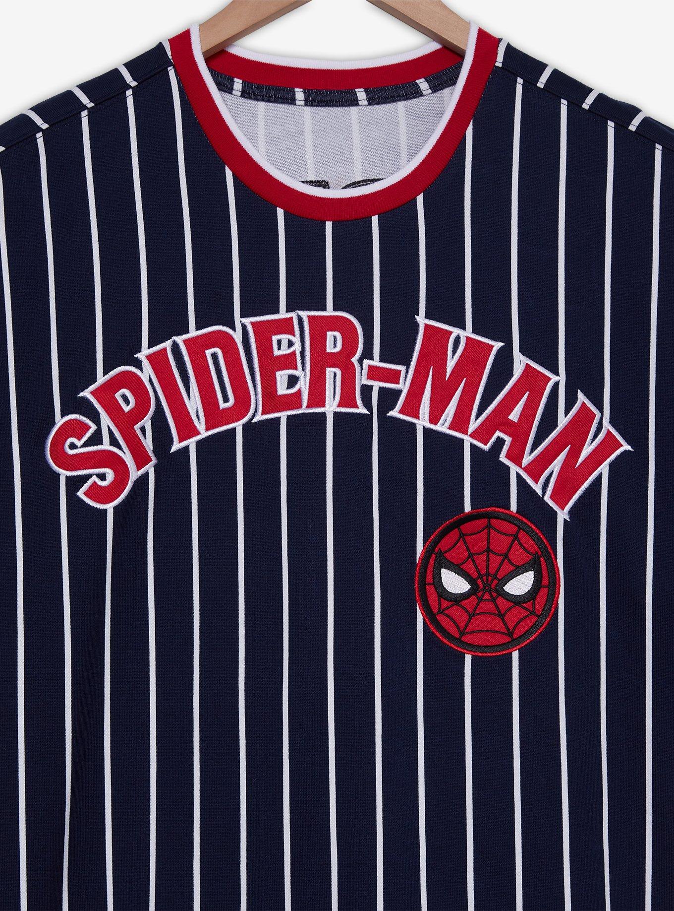 Marvel Spider-Man Striped T-Shirt, , hi-res